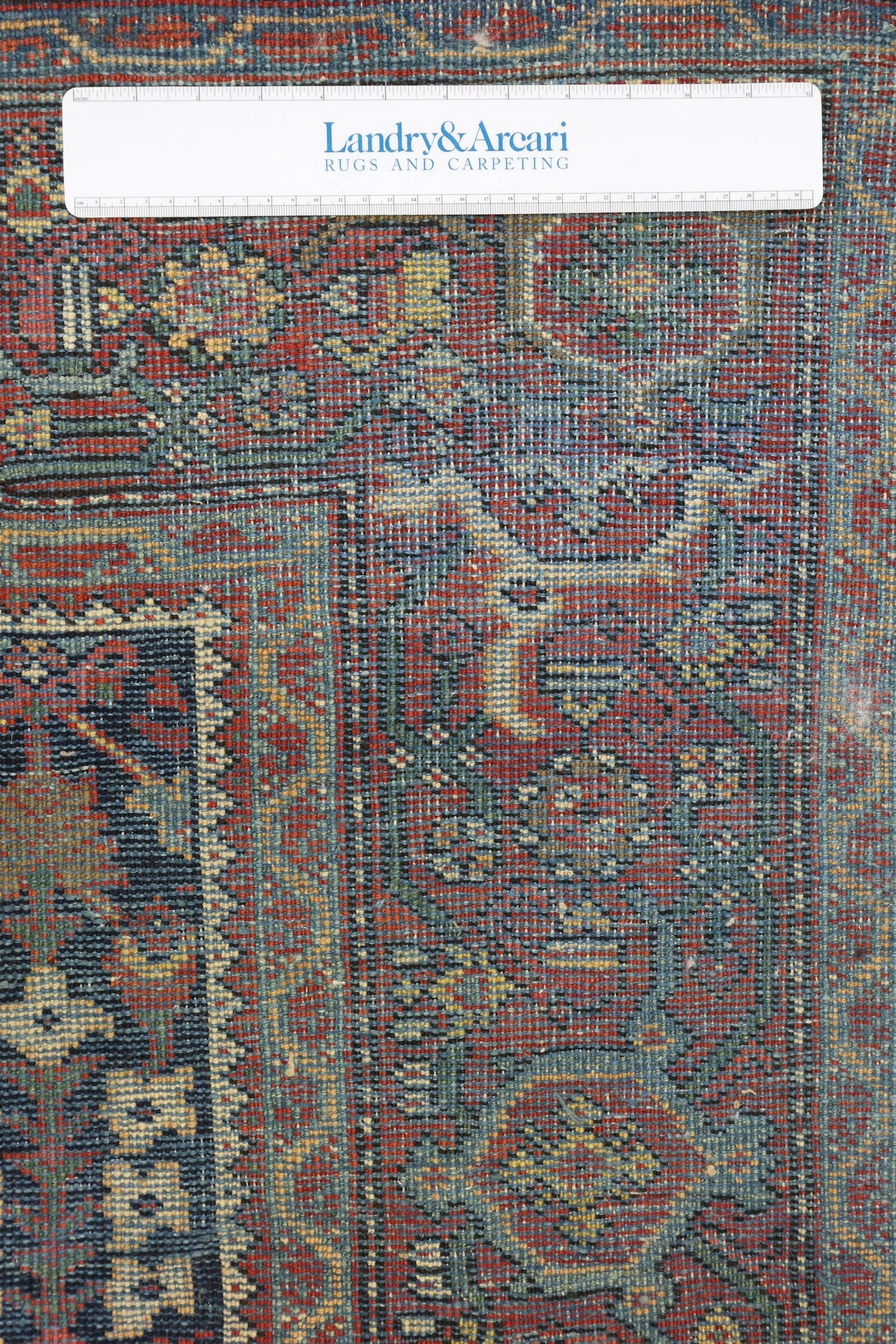 Antique Mahal Handwoven Tribal Rug, J78042