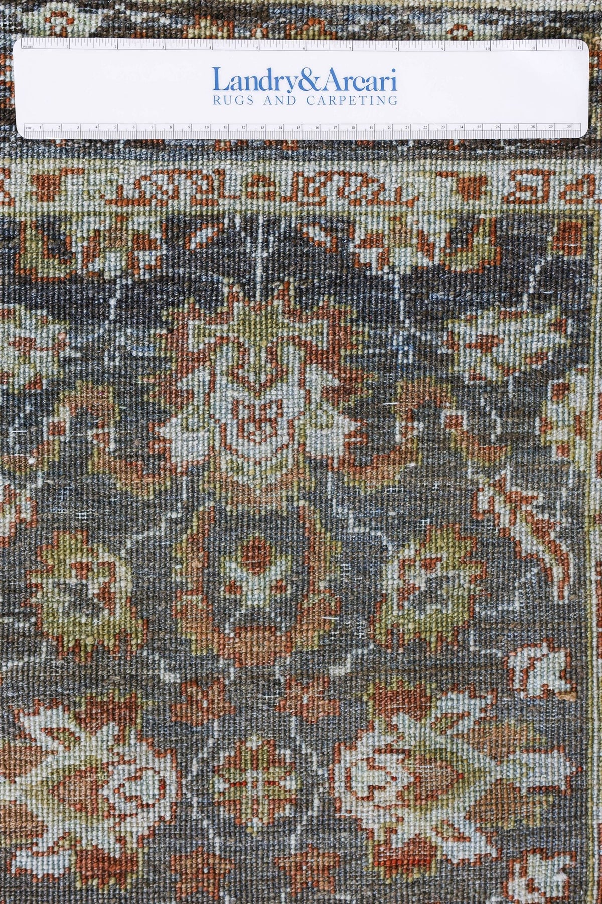 Vintage Mahal Handwoven Tribal Rug, J79437