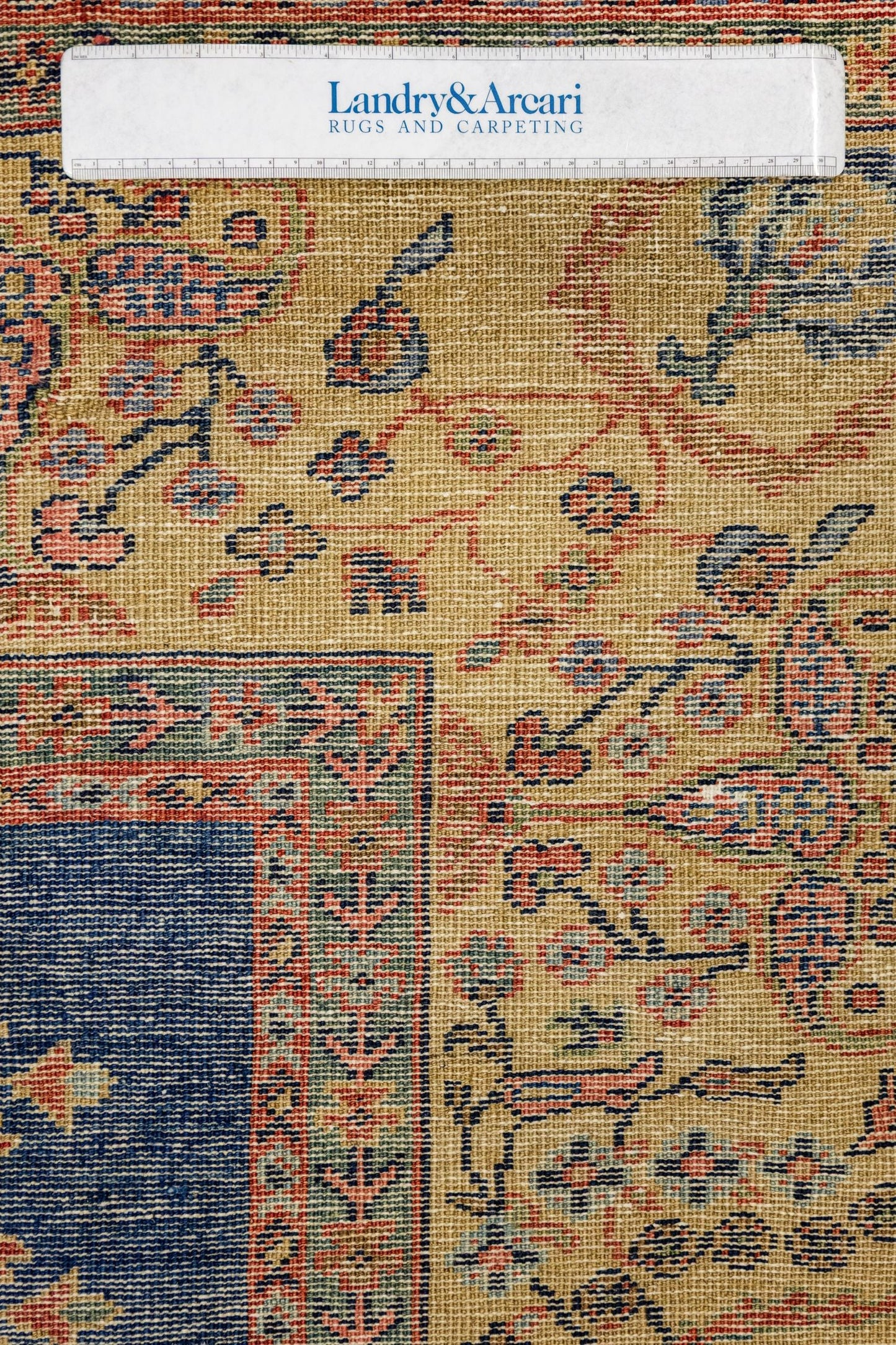 Vintage Mahal Handwoven Tribal Rug, J86624