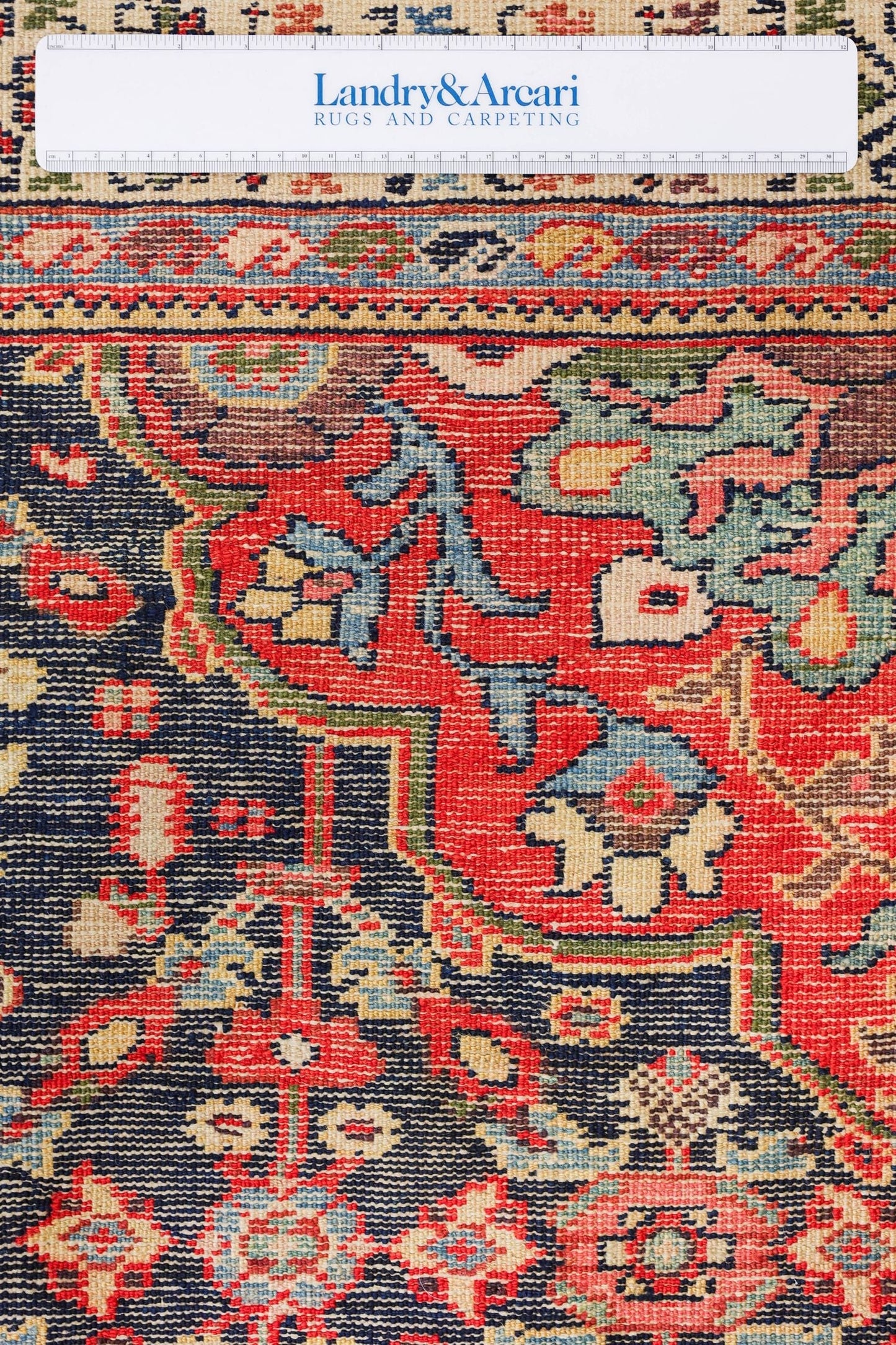 Vintage Mahal Handwoven Tribal Rug, JF8776