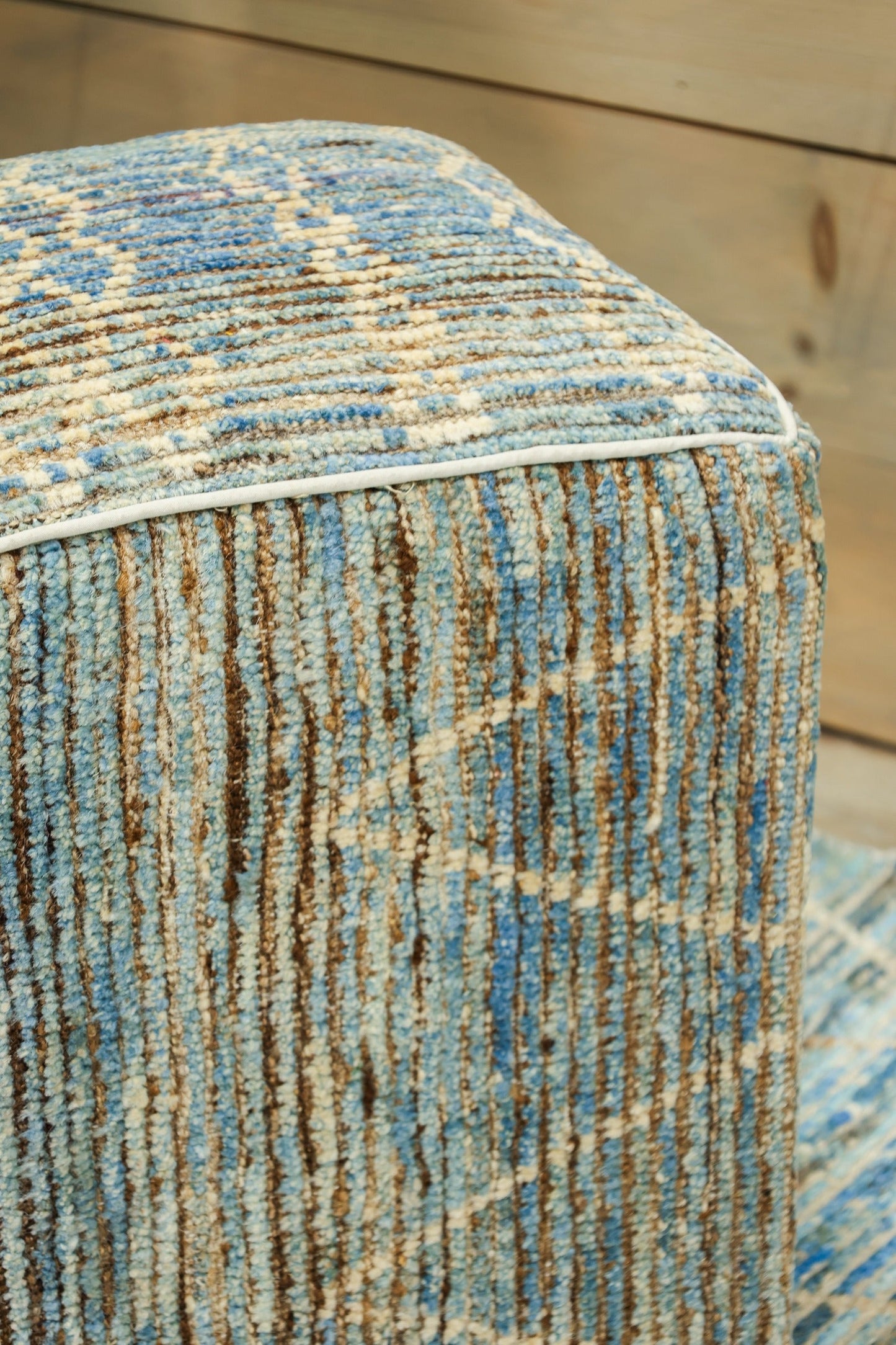 Moroccan Rug Ottoman, J80405