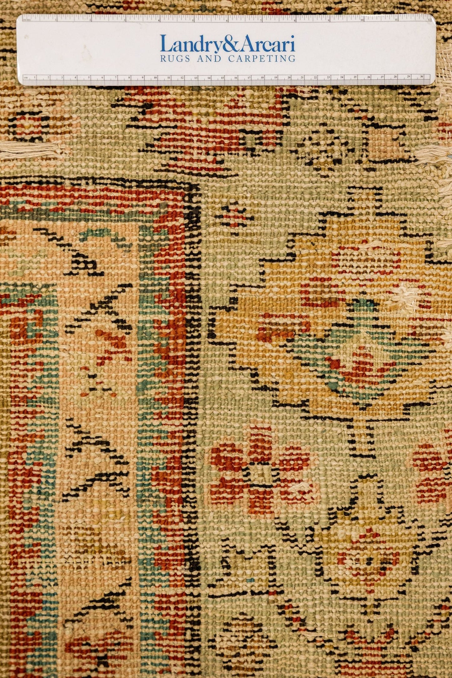 Vintage Oushak Handwoven Tribal Rug, J86413