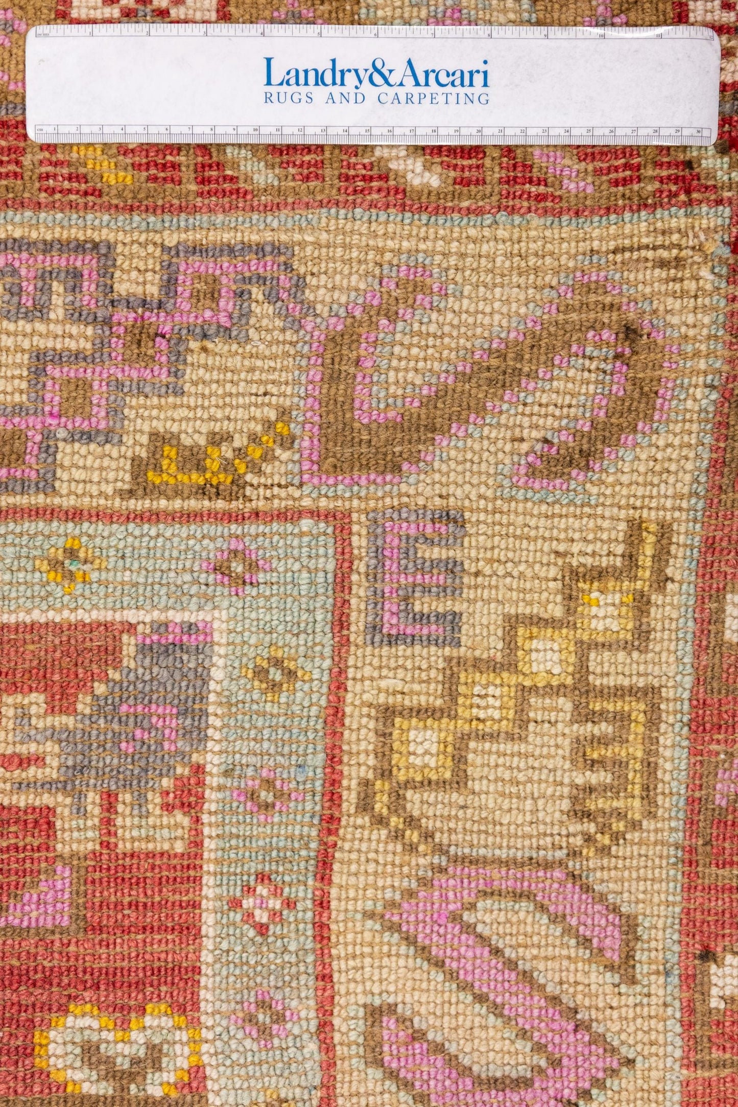 Vintage Oushak Handwoven Tribal Rug, J88590