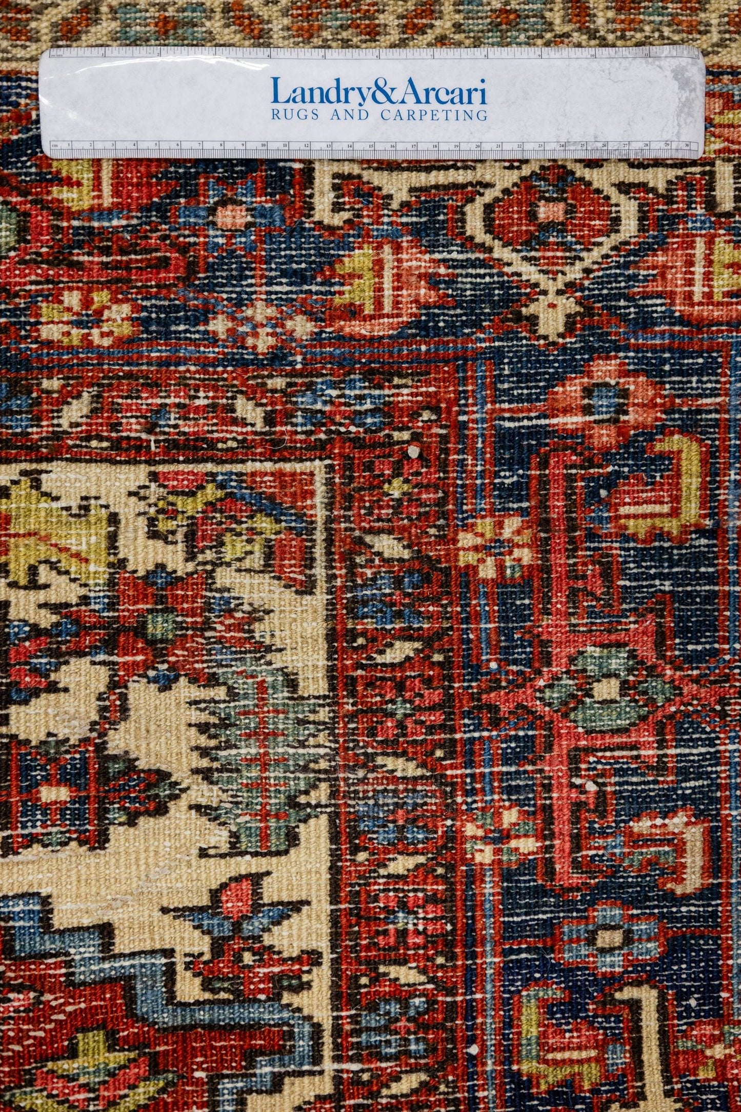 Antique Serapi Handwoven Tribal Rug, J89108