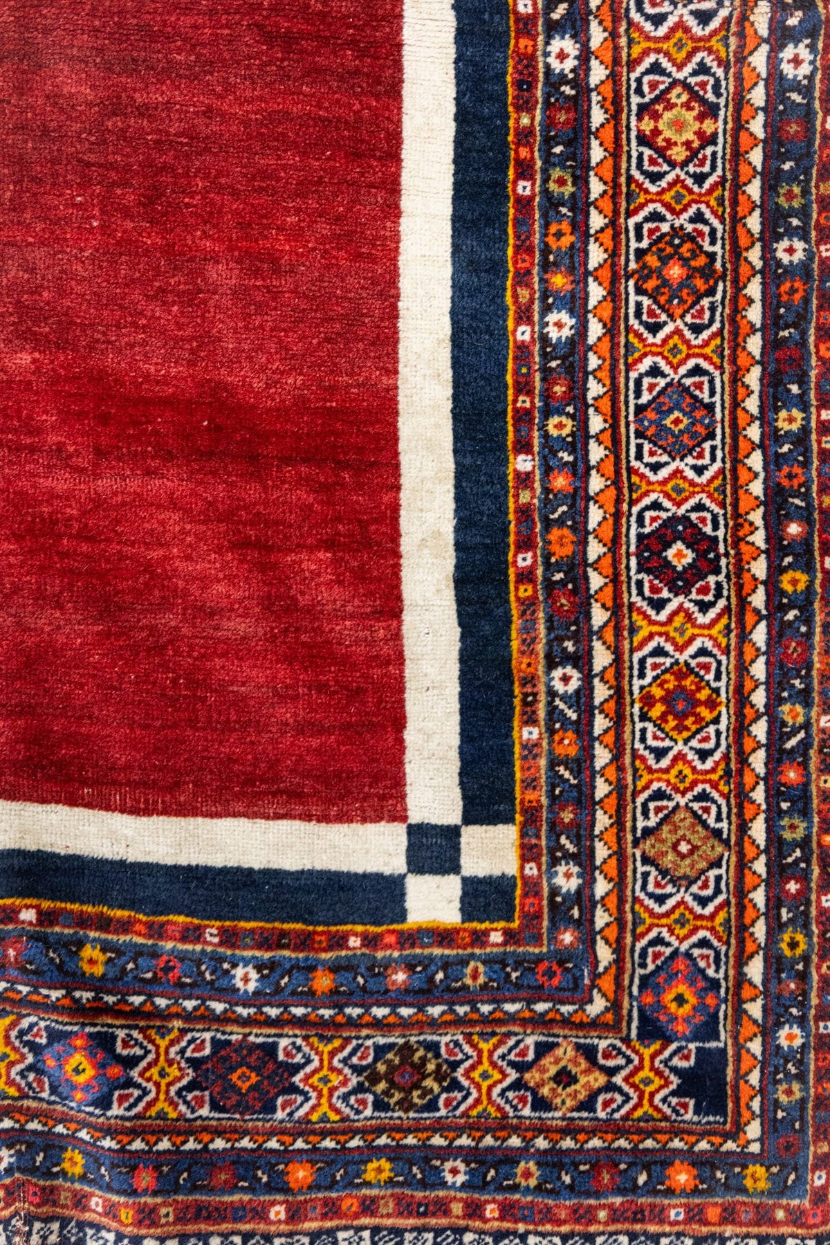 Vintage Shiraz Handwoven Tribal Rug, J89006