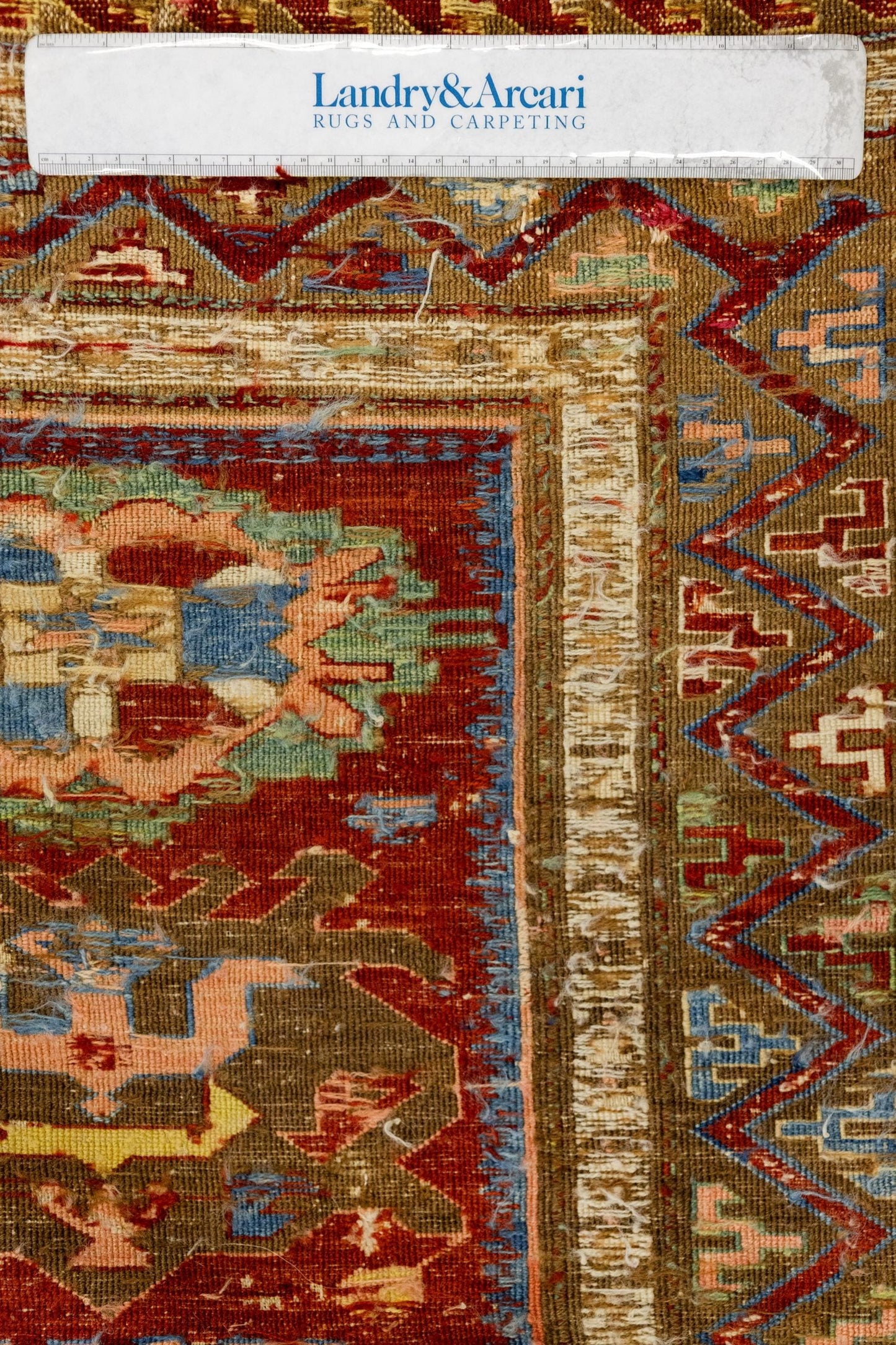 Vintage Soumak Handwoven Tribal Rug, J70607