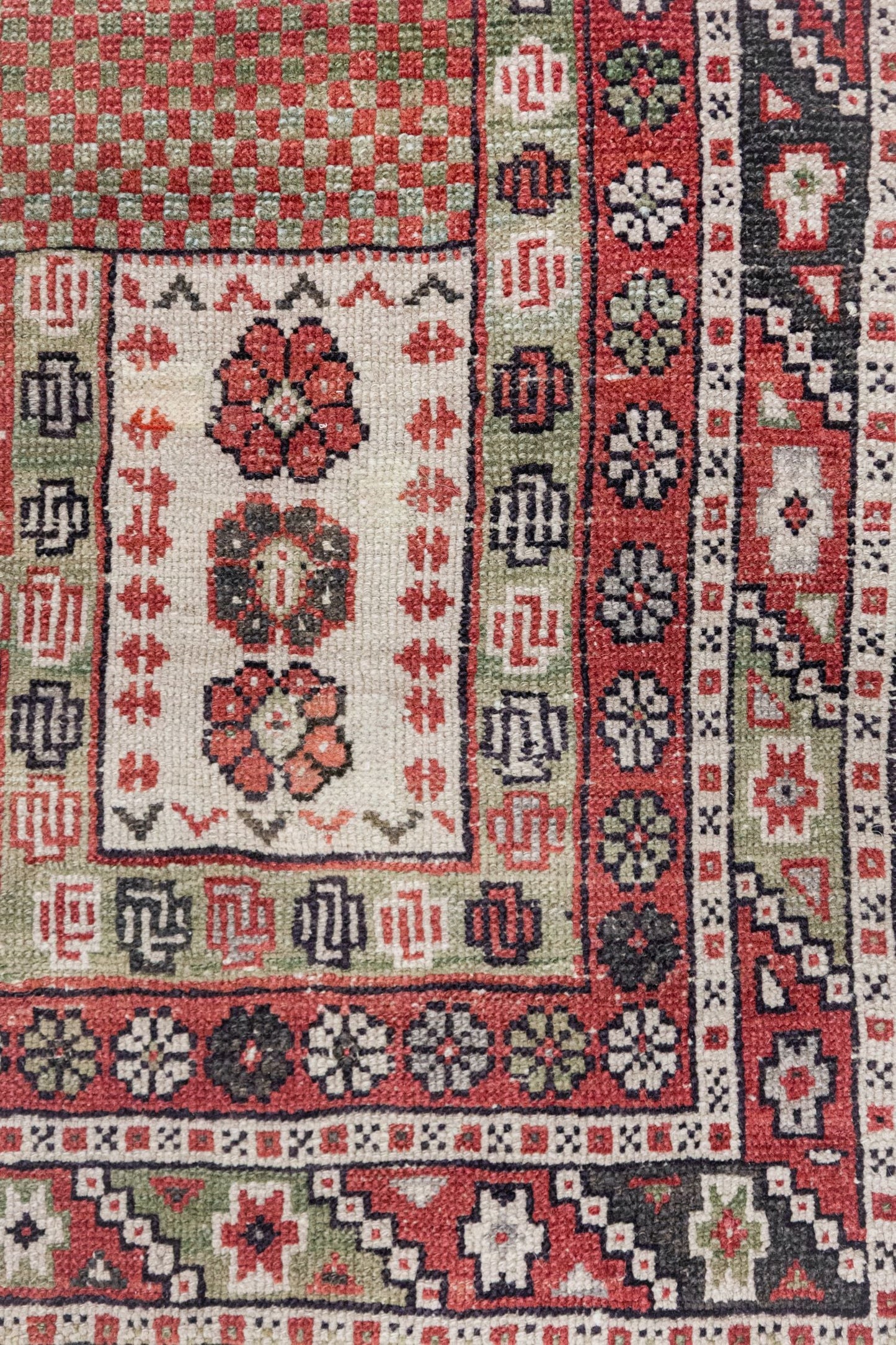 Vintage Sparta Handwoven Tribal Rug, J89142