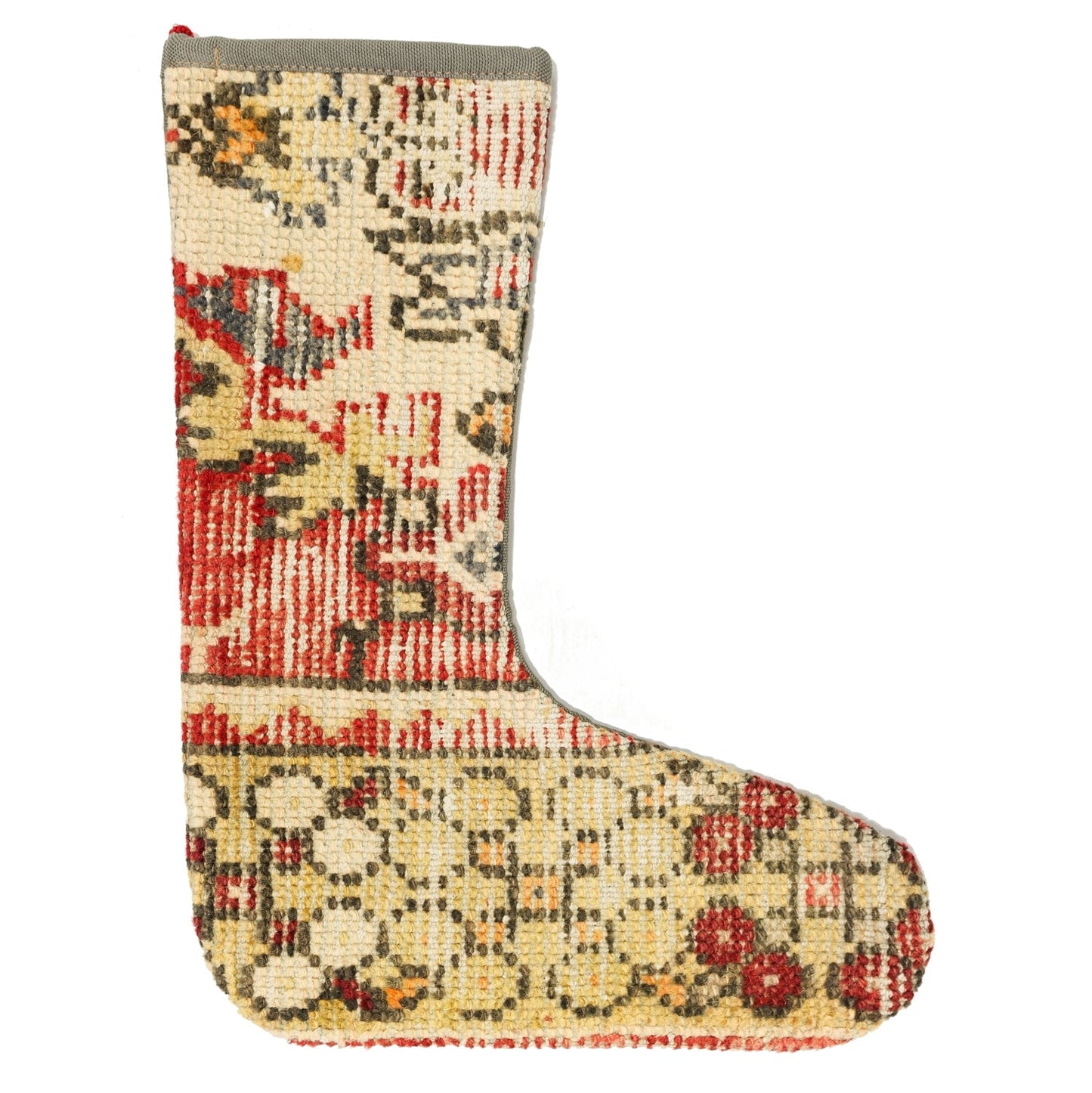Vintage Stocking Handwoven Tribal Rug