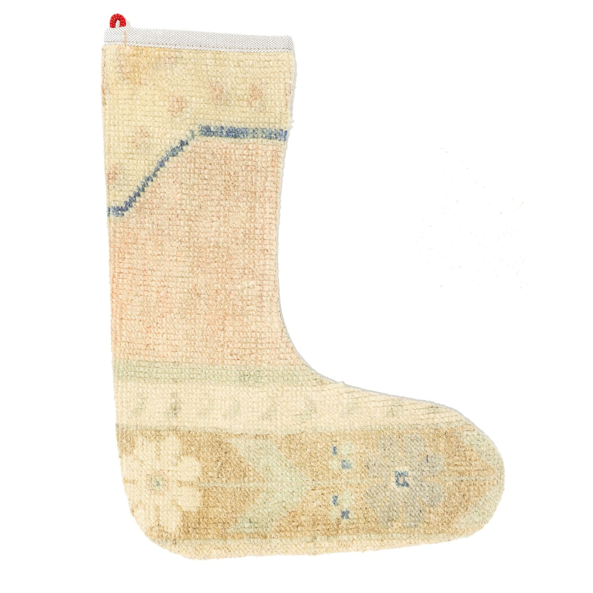 Vintage Stocking Handwoven Tribal Rug
