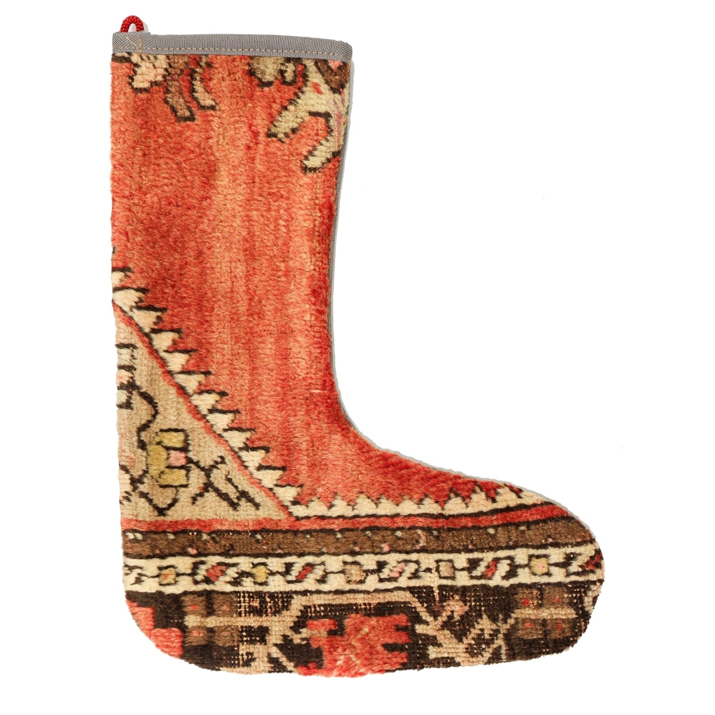 Vintage Stocking Handwoven Tribal Rug