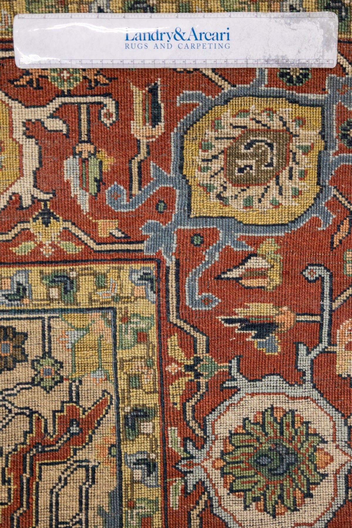 Strap Heriz Handwoven TribalRug, J88140