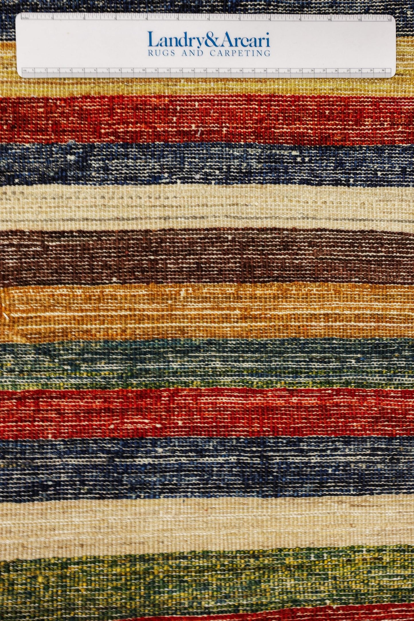 Stripes Handwoven Tribal Rug, J79548