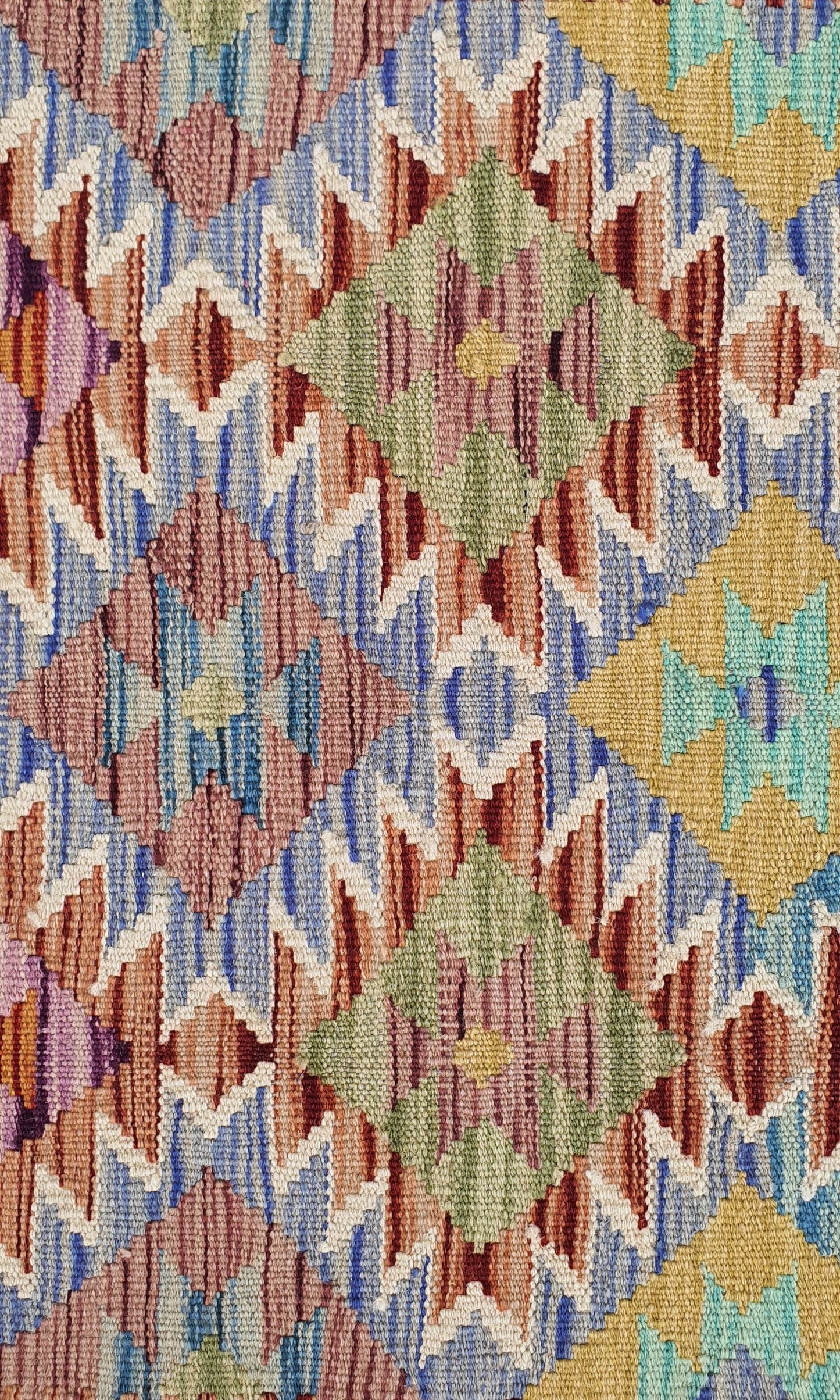 Uzbek Kilim Handwoven Tribal Rug, J80149
