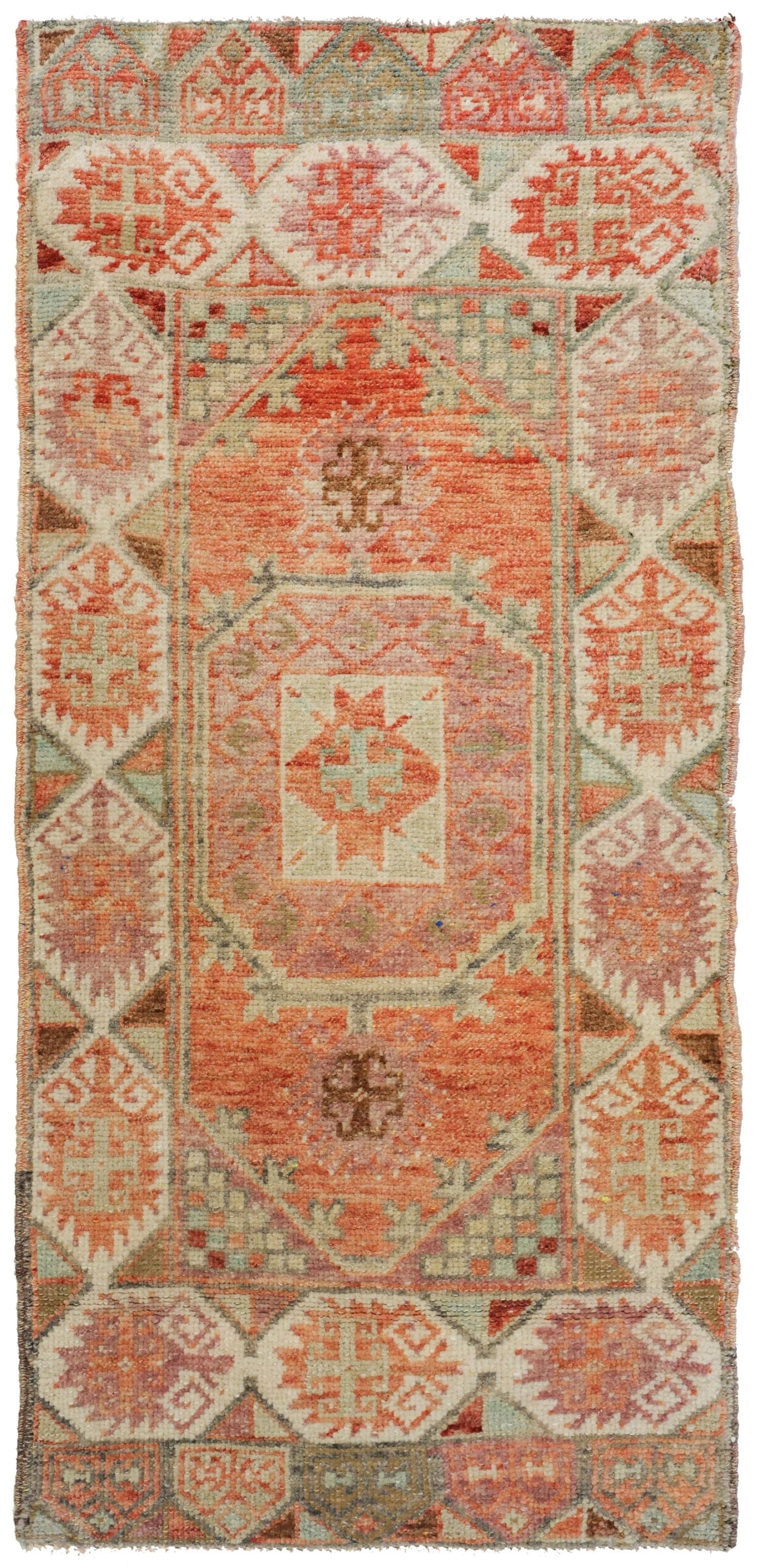 Vintage Yastik Handwoven Tribal Rug