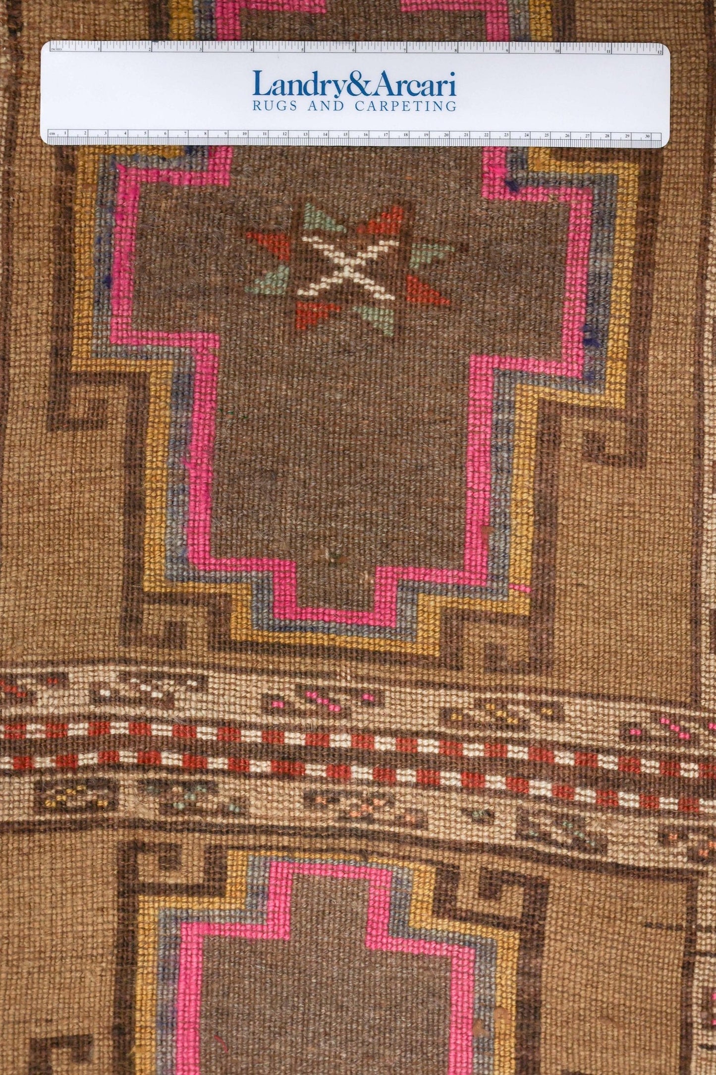 Vintage Yastik Handwoven Tribal Rug, J77618