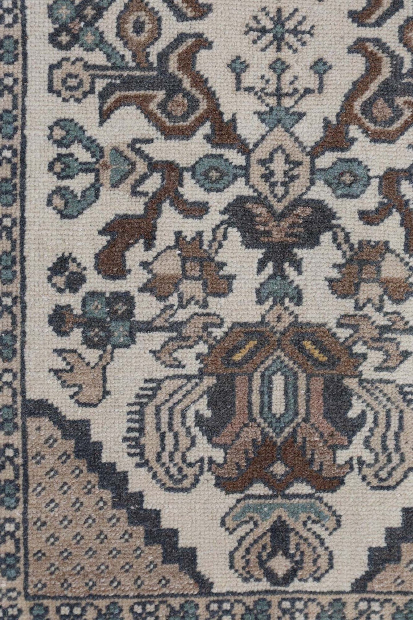 Vintage Yastik Handwoven Tribal Rug, J77832