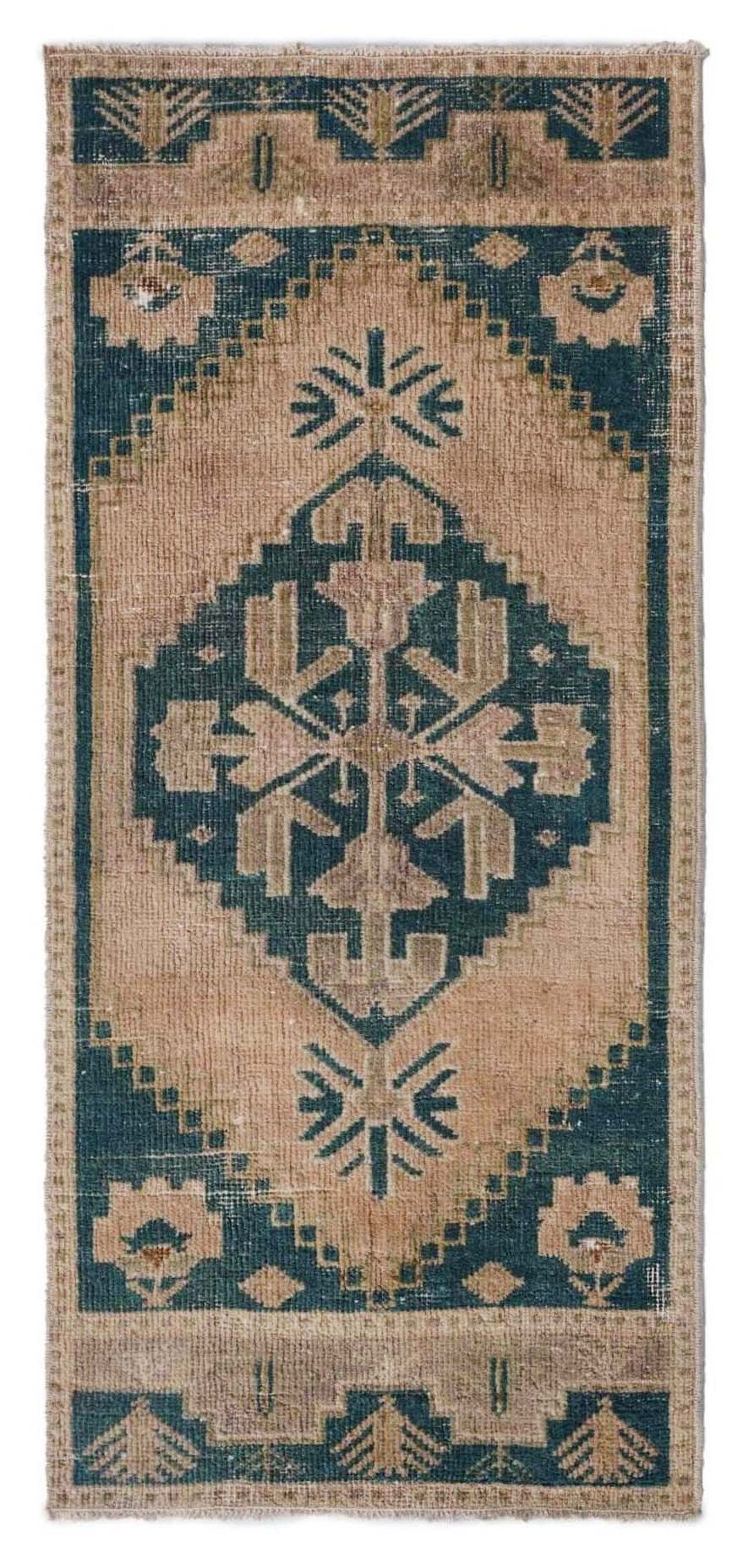 Vintage Yastik Handwoven Tribal Rug