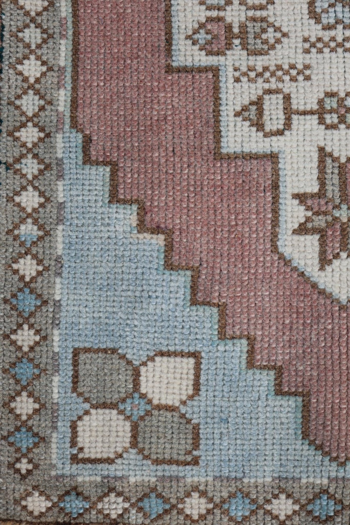 Vintage Yastik Handwoven Tribal Rug, J77959