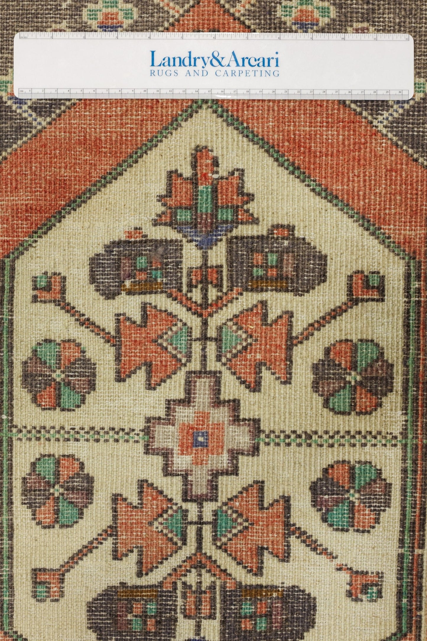 Vintage Yastik Handwoven Tribal Rug, J79091