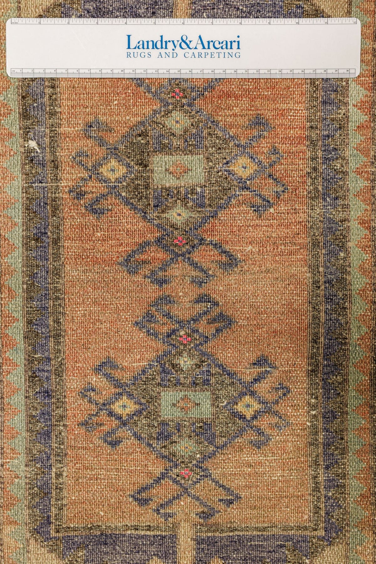 Vintage Yastik Handwoven Tribal Rug, J79154