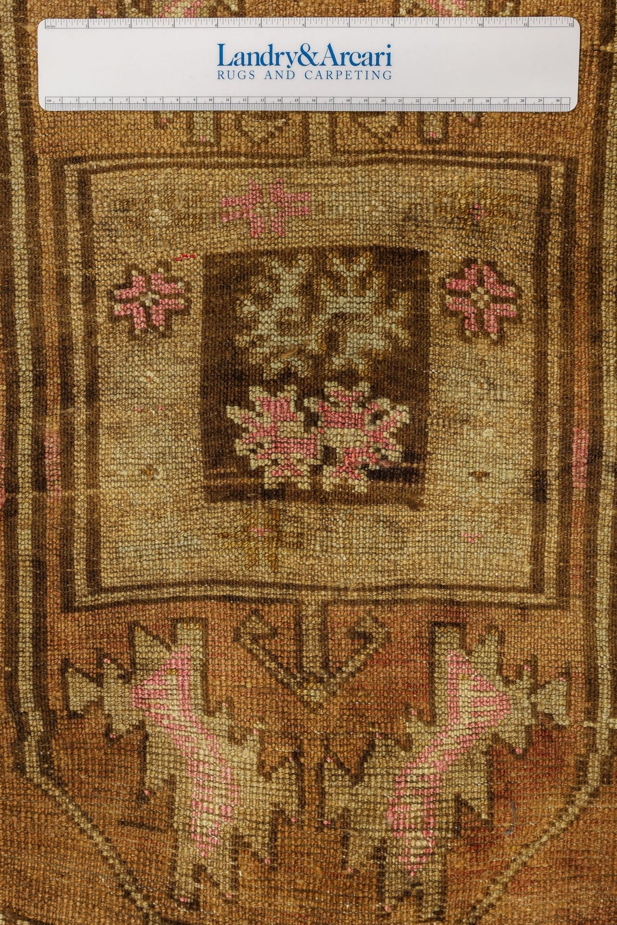 Vintage Yastik Handwoven Tribal Rug, J79239