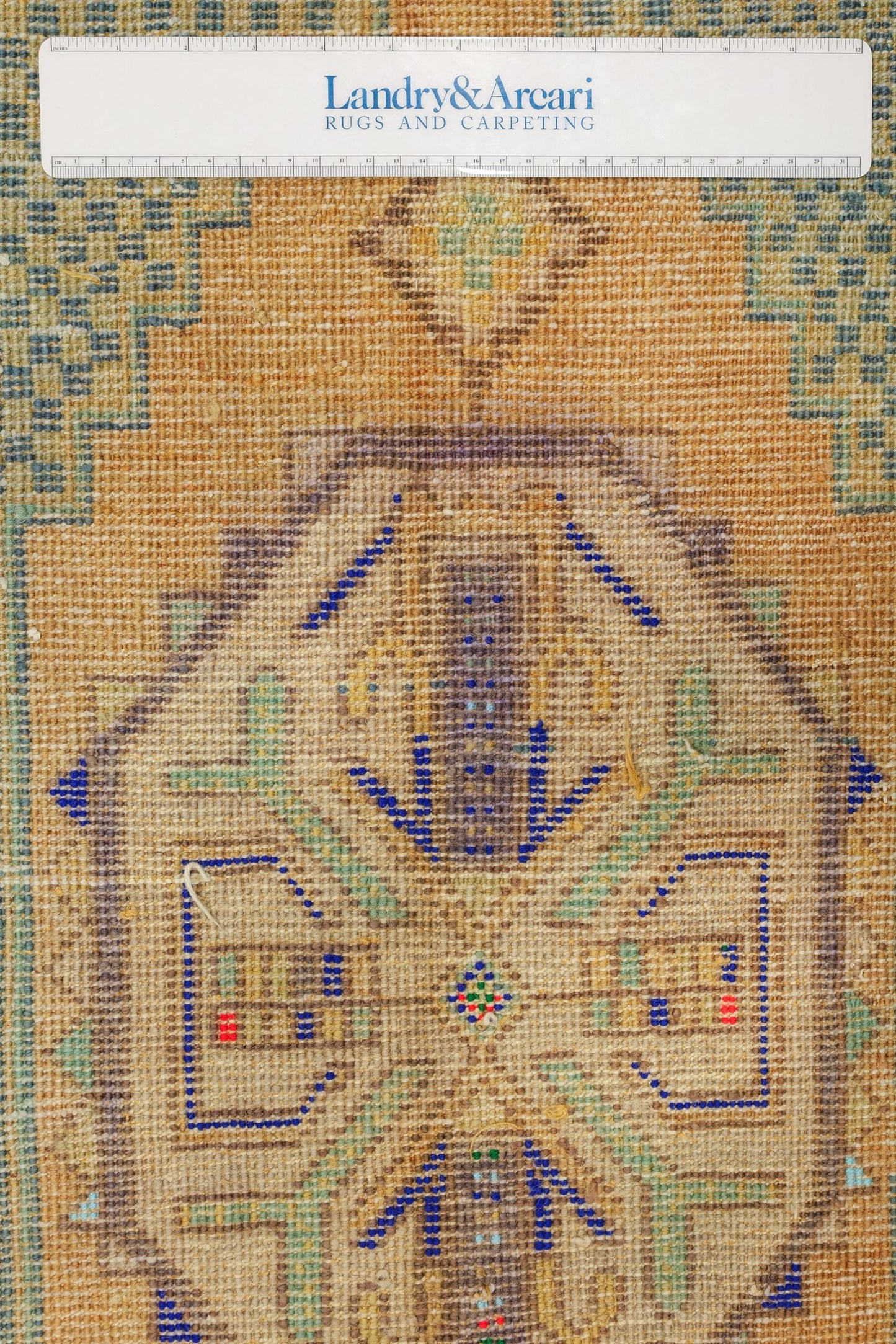 Vintage Yastik Handwoven Tribal Rug, J79328