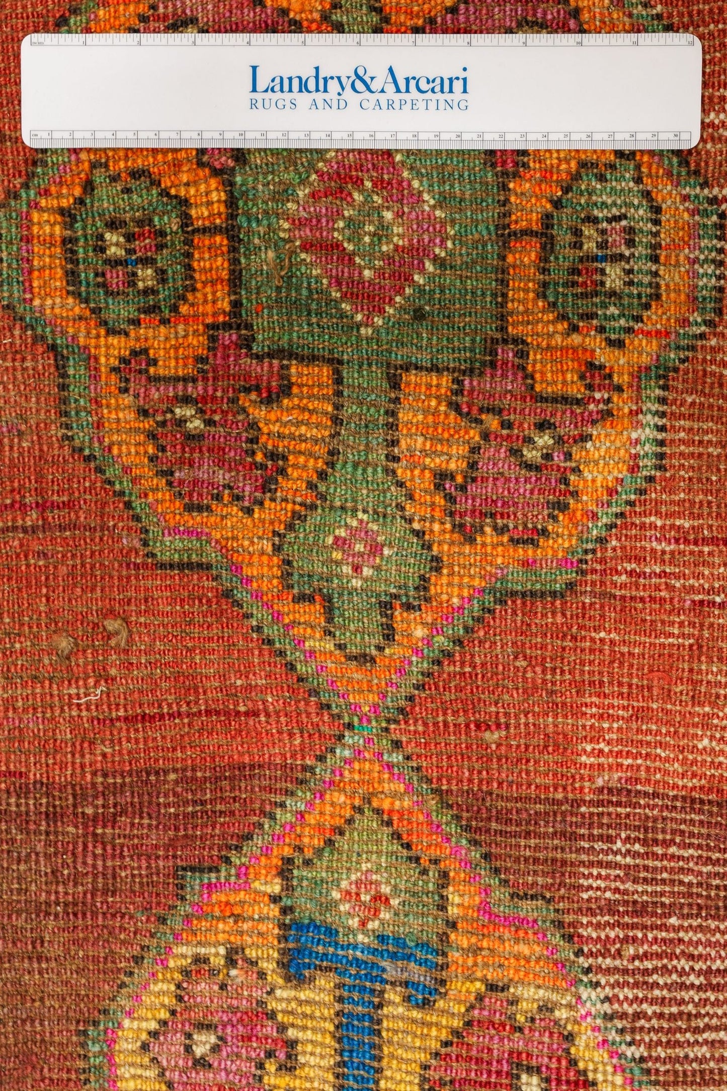 Vintage Yastik Handwoven Tribal Rug, J79374