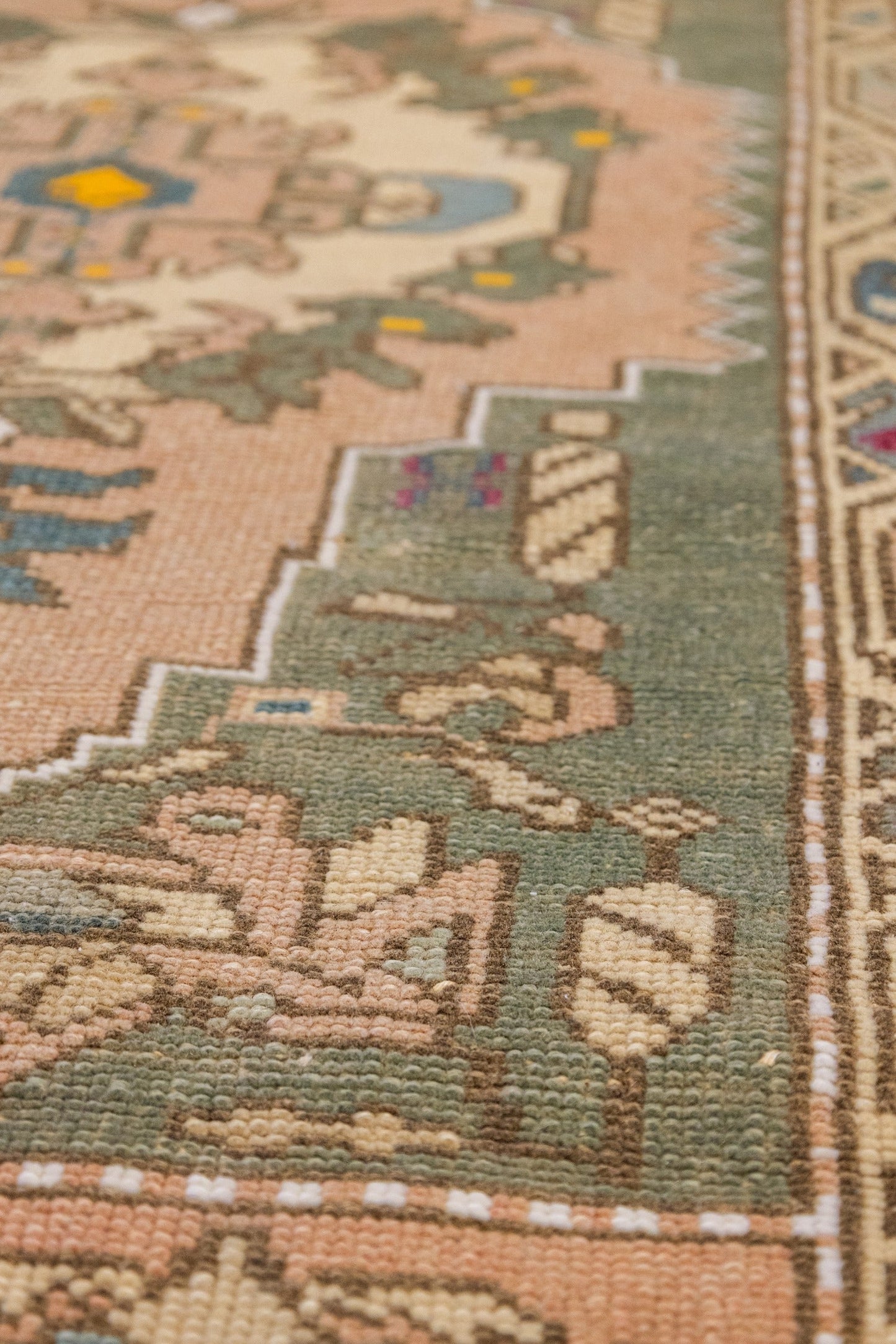 Vintage Yastik Handwoven Tribal Rug, J87245