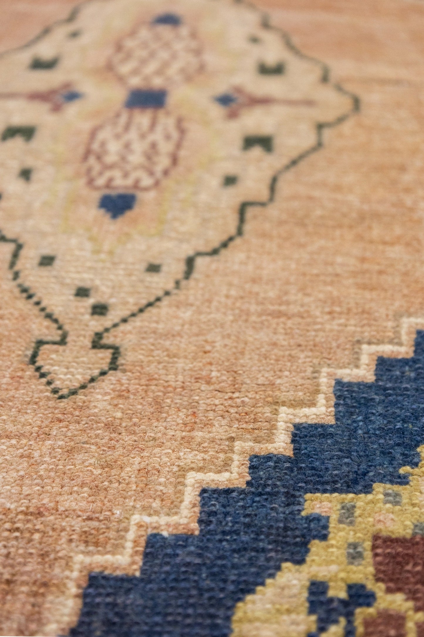 Vintage Yastik Handwoven Tribal Rug, J87279