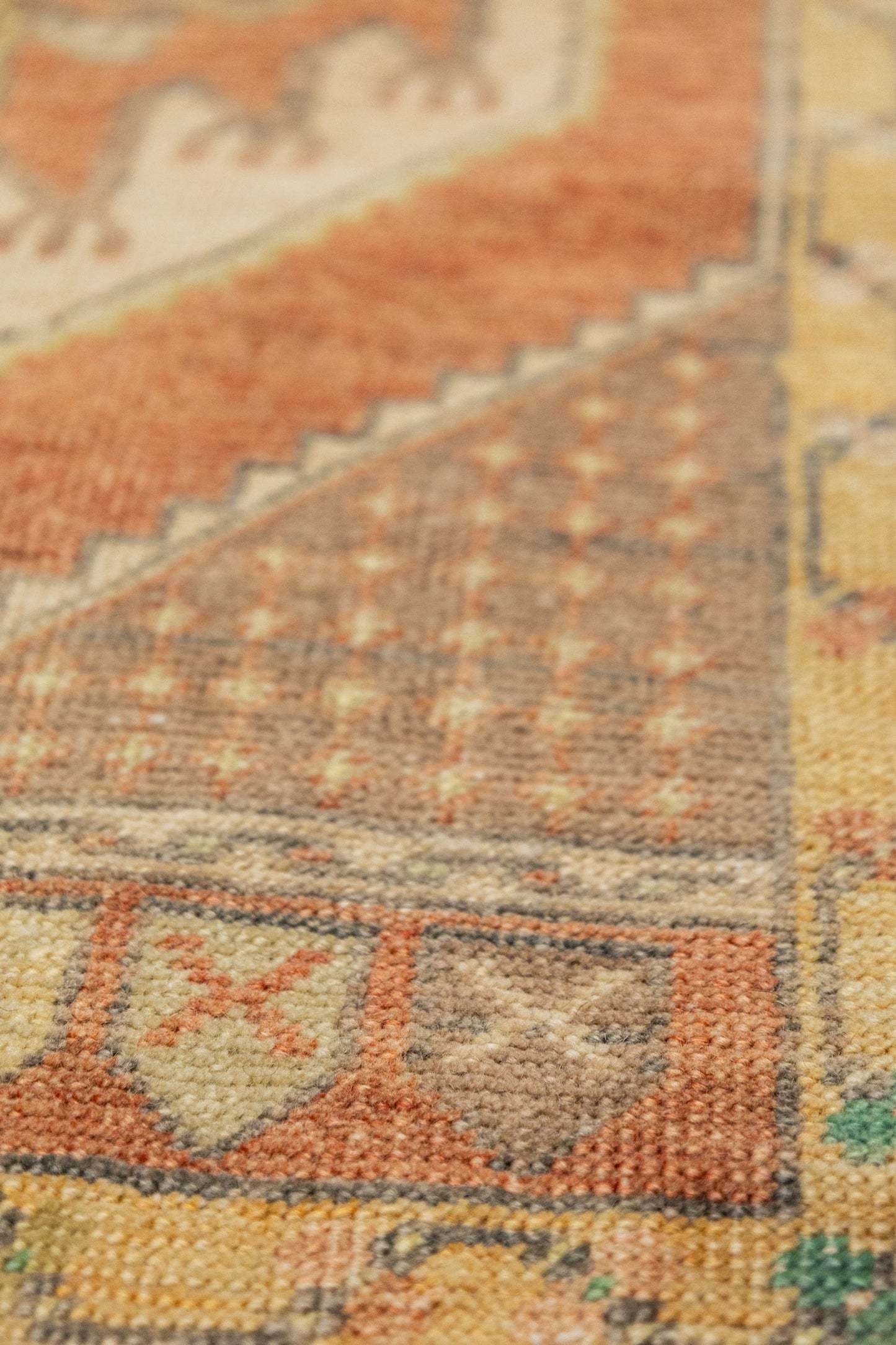 Vintage Yastik Handwoven Tribal Rug, J88053