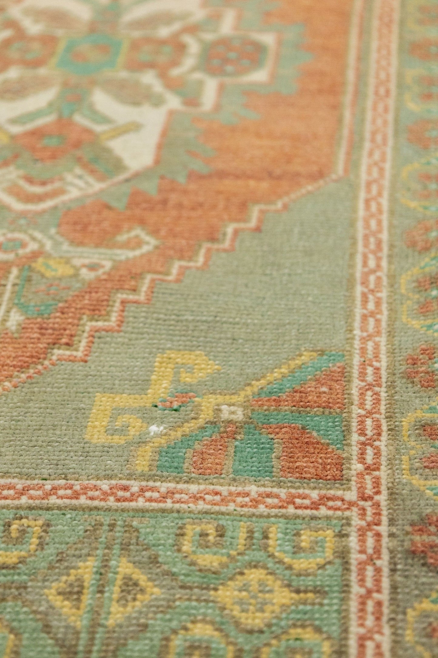 Vintage Yastik Handwoven Tribal Rug, J88092