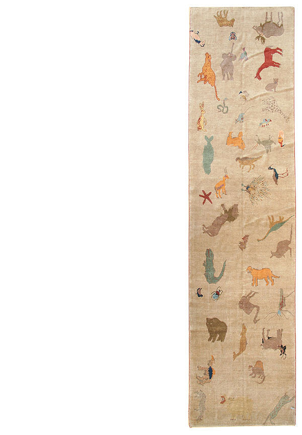 Noahs Ark Handwoven Contemporary Rug