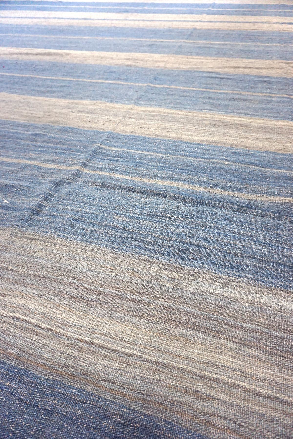 Striped Kilim Handwoven Contemporary Rug, J56695