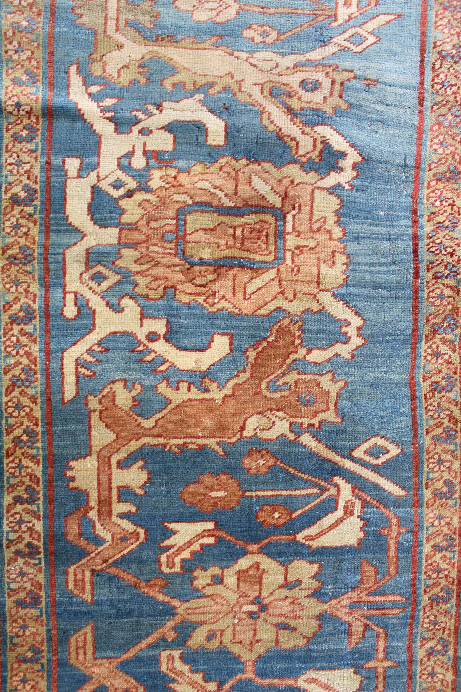 Antique Bakshaish Handwoven Traditional Rug, J57554