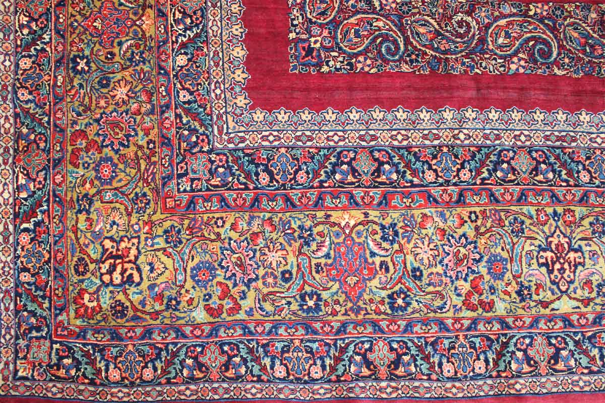 Antique Kashan Handwoven Traditional Rug, JF5632