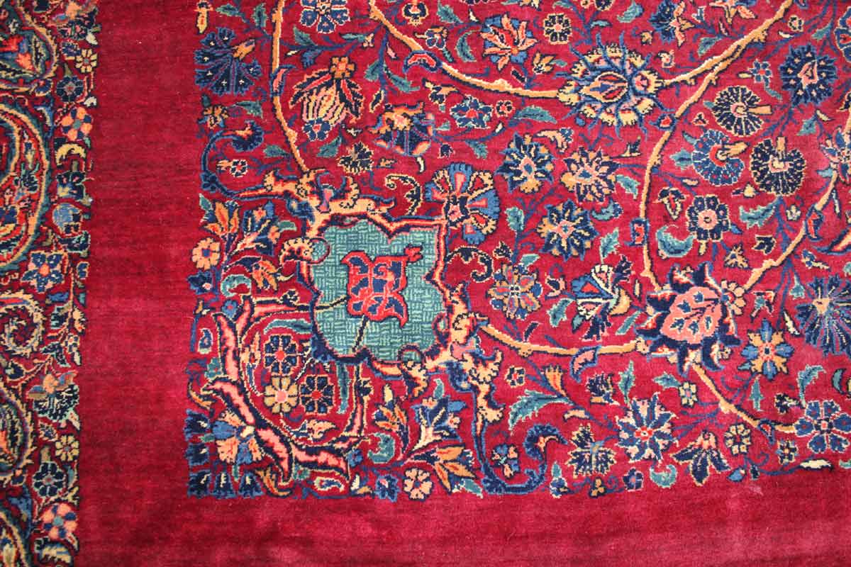 Antique Kashan Handwoven Traditional Rug, JF5632