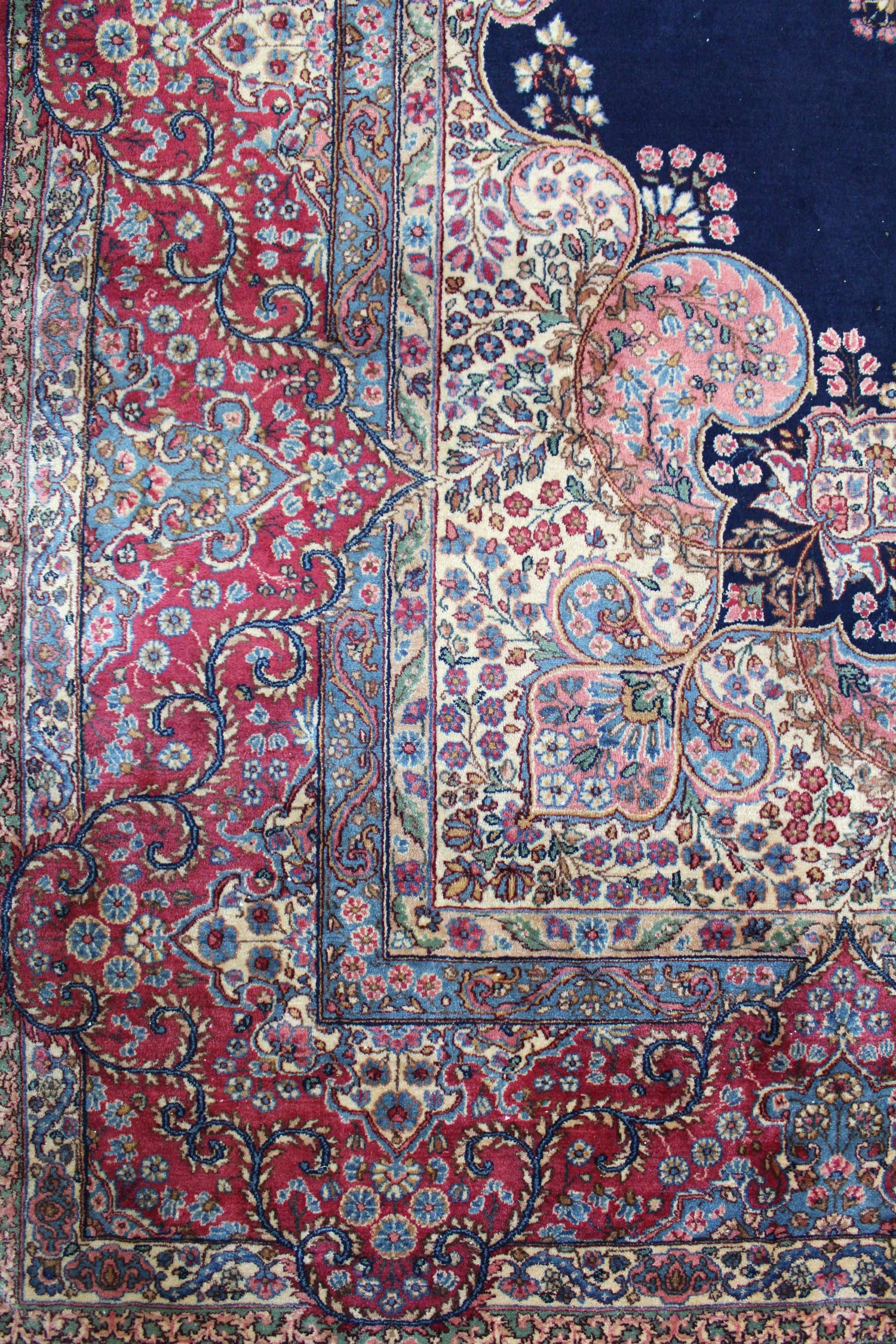 Antique Kerman Ple Traditional Rug, 62036