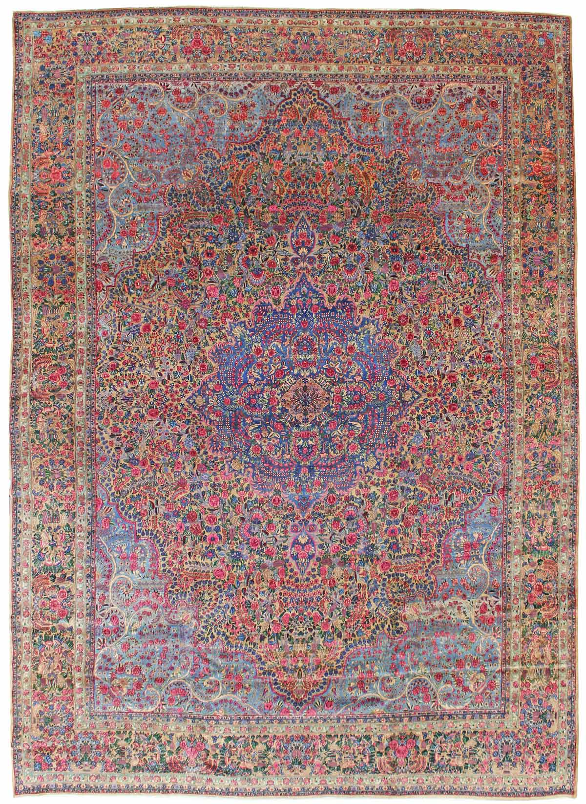 Antique Medallion Handwoven Traditional Rug