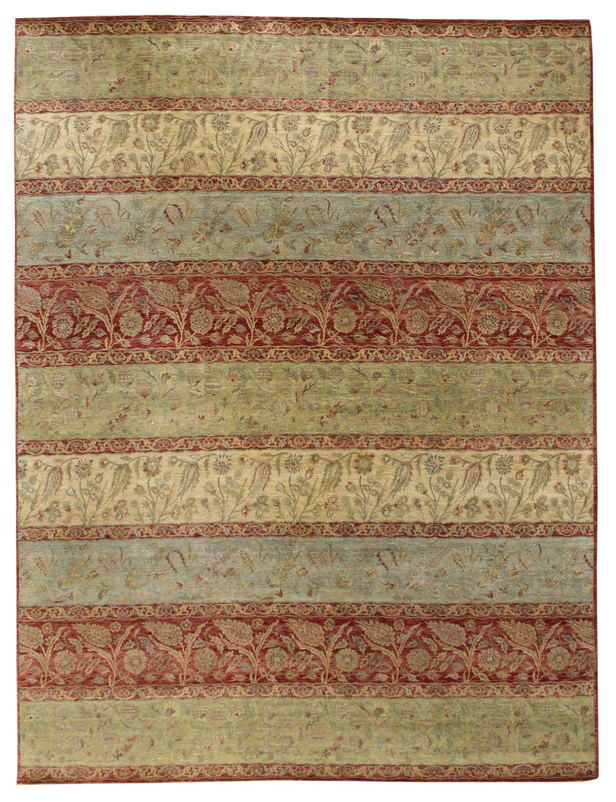 Moghul Panels Handwoven Traditional Rug