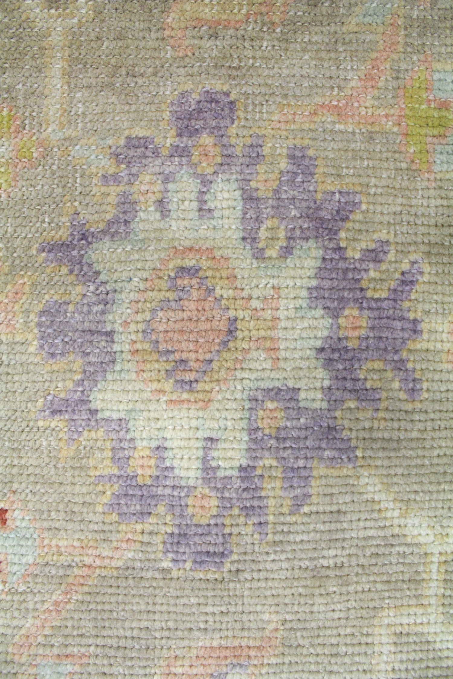 Vintage Oushak Handwoven Traditional Rug, J58216
