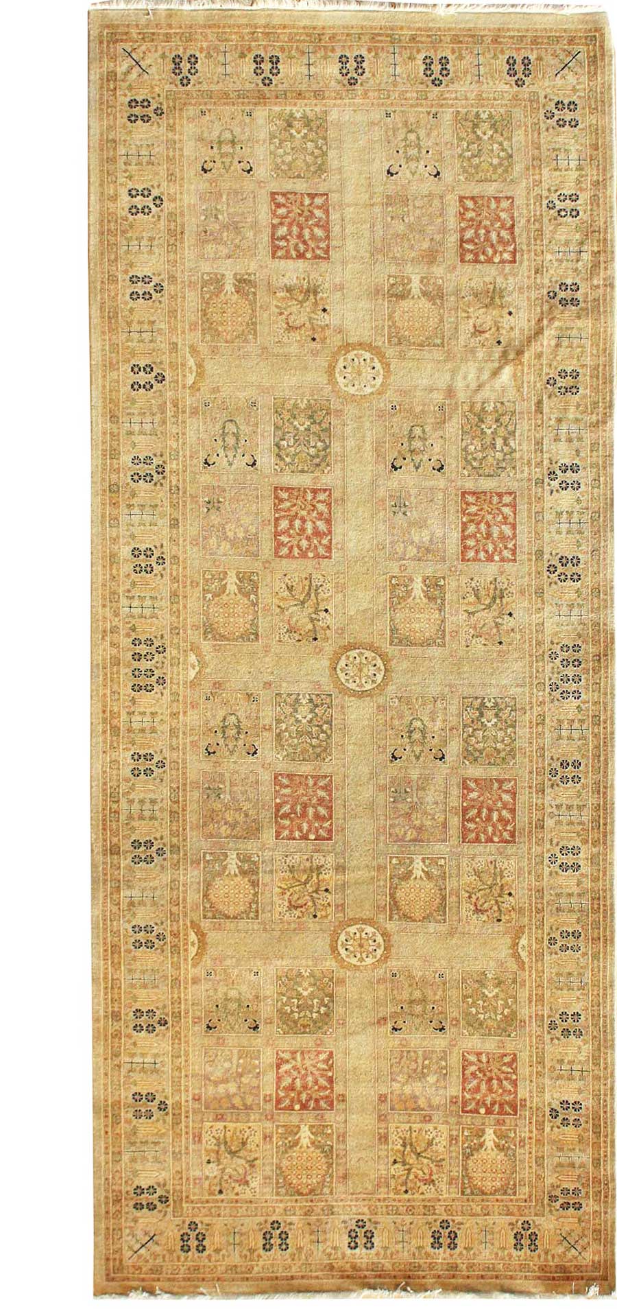 Panel Tabriz Handwoven Traditional Rug