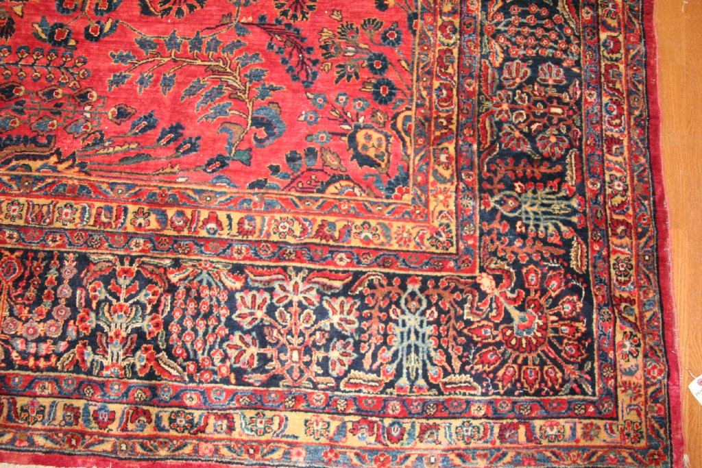 Antique Sarouk Handwoven Traditional Rug, JF3059
