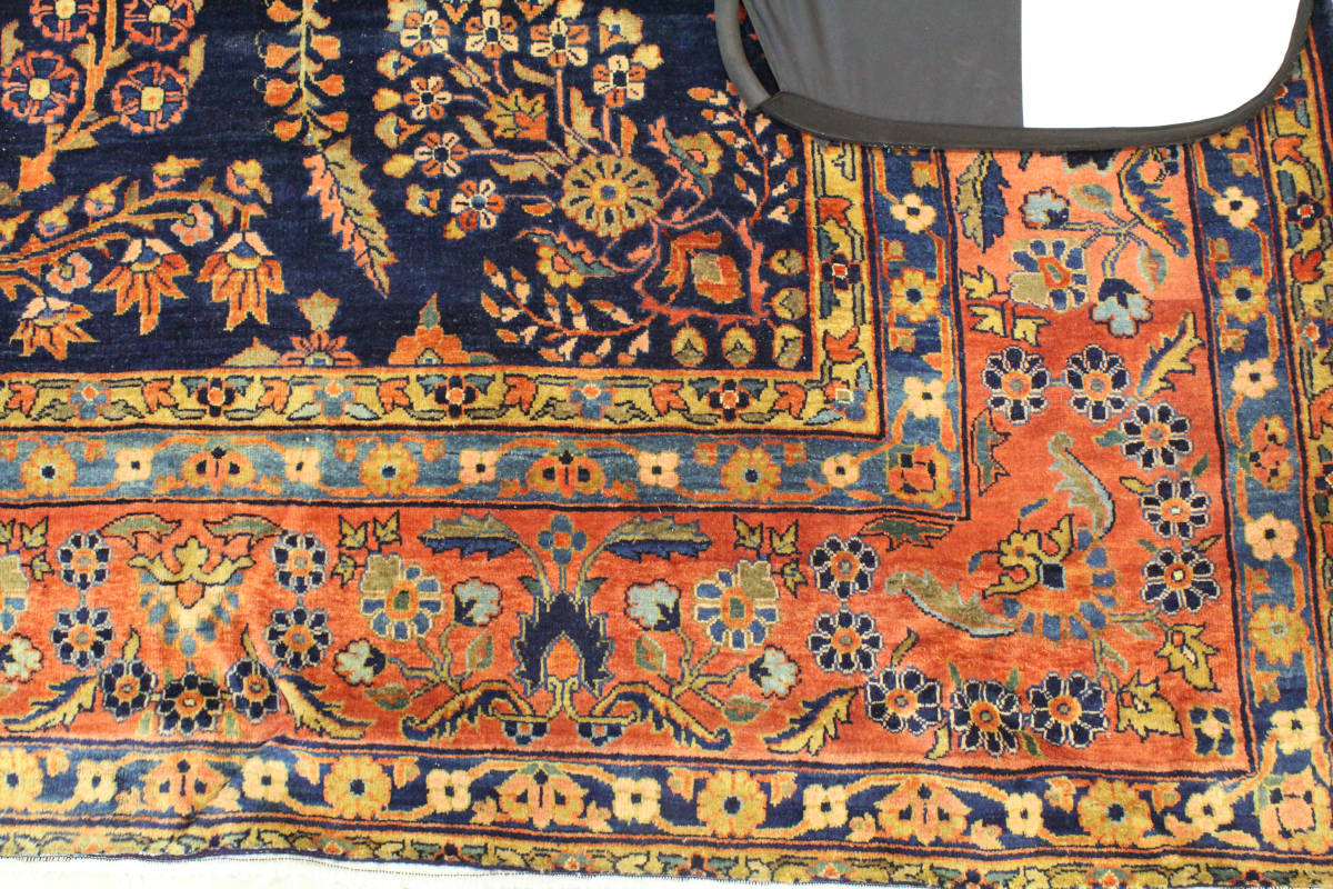 Antique Sarouk Handwoven Traditional Rug, JF7095