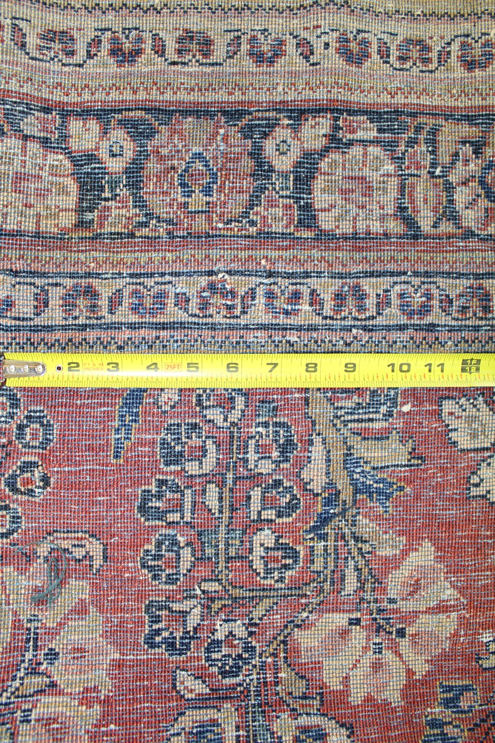 Antique Sarouk Handwoven Traditional Rug, JF8066