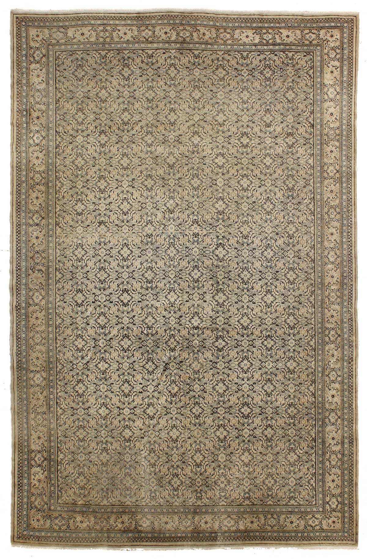 Antique Sivas Handwoven Traditional Rug