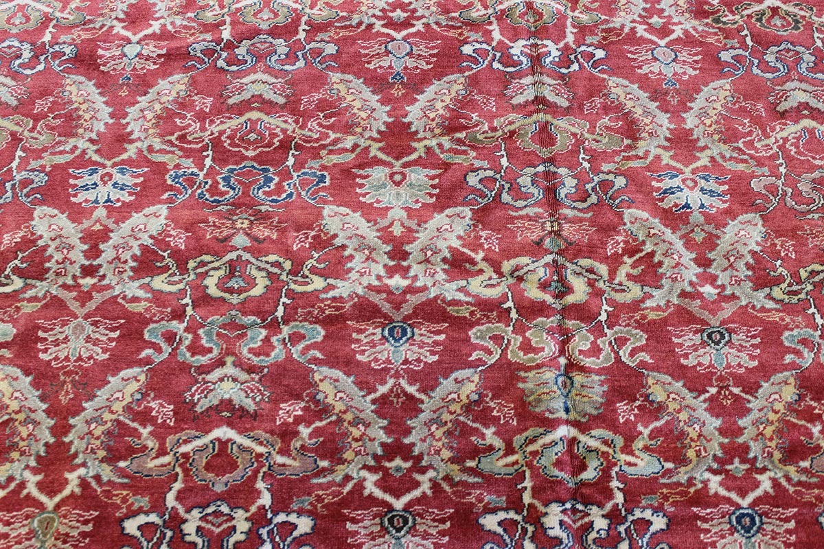 Spanish Handwoven Traditional Rug, 19867