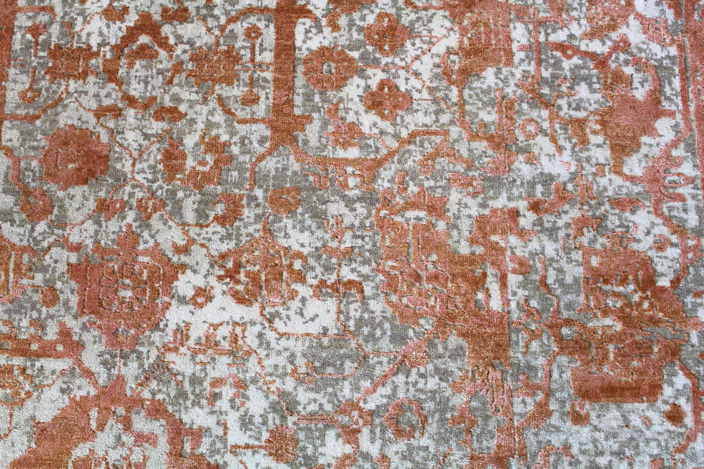 Erased Motif Handwoven Closeout Rug, J57218