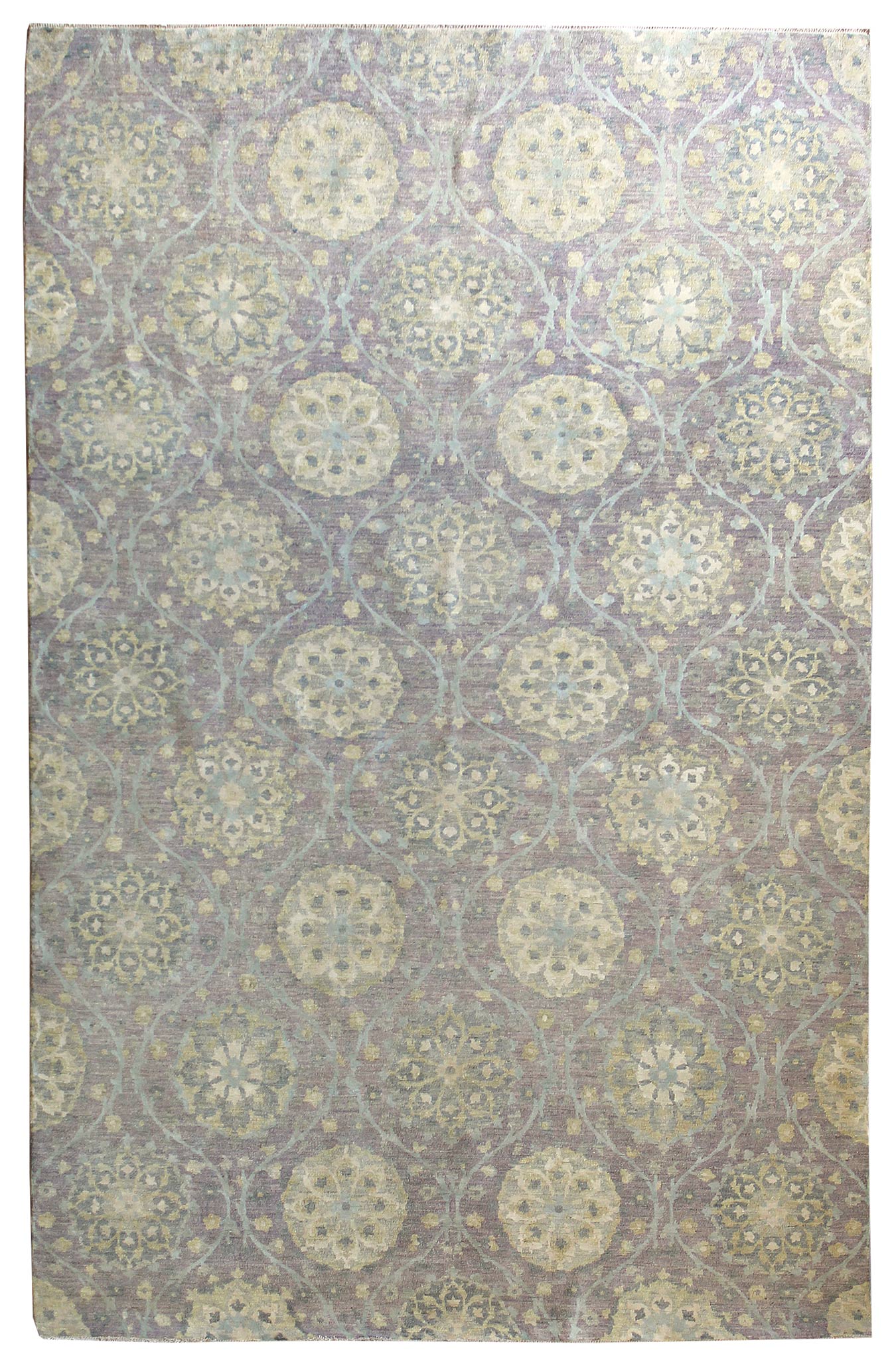 Fabric Handwoven Transitional Rug