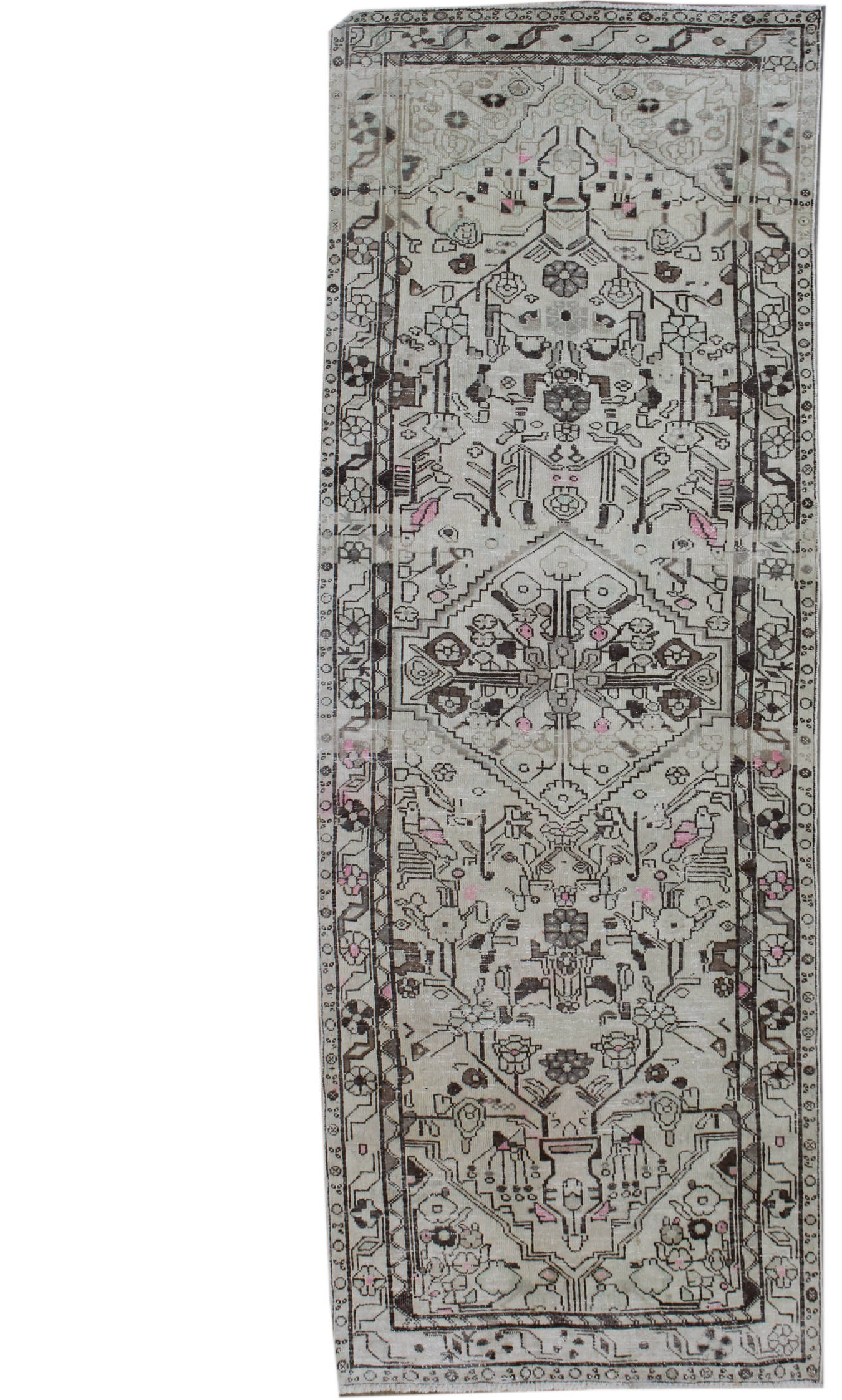 Vintage Kaputrang Handwoven Transitional Rug