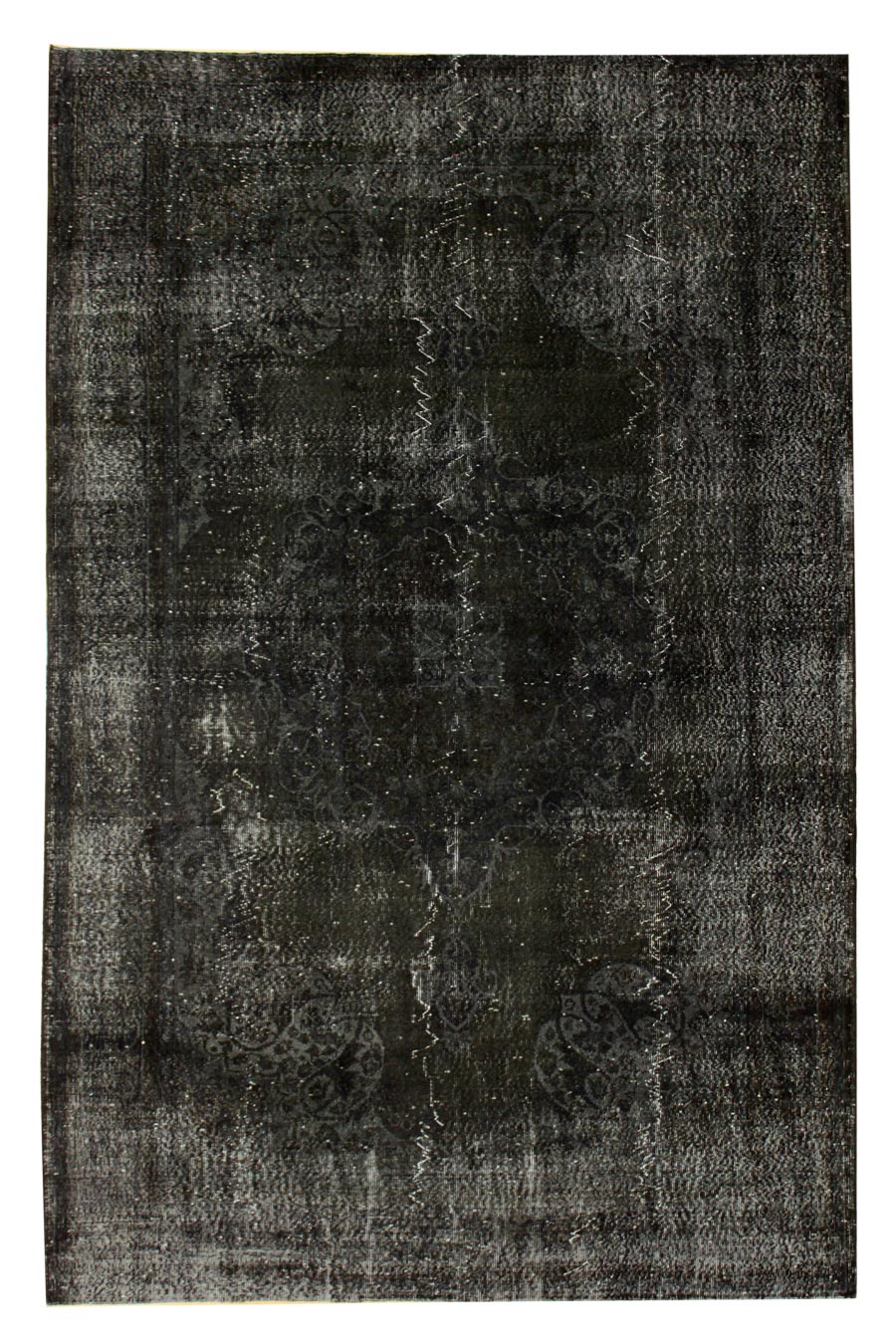 Overdyed Handwoven Transitional Rug